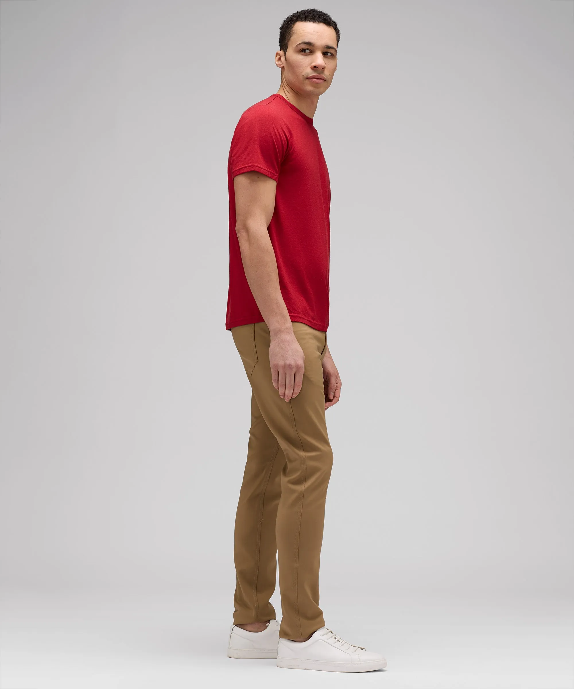 Men's Merino Crew Neck T-Shirt,Men Tops