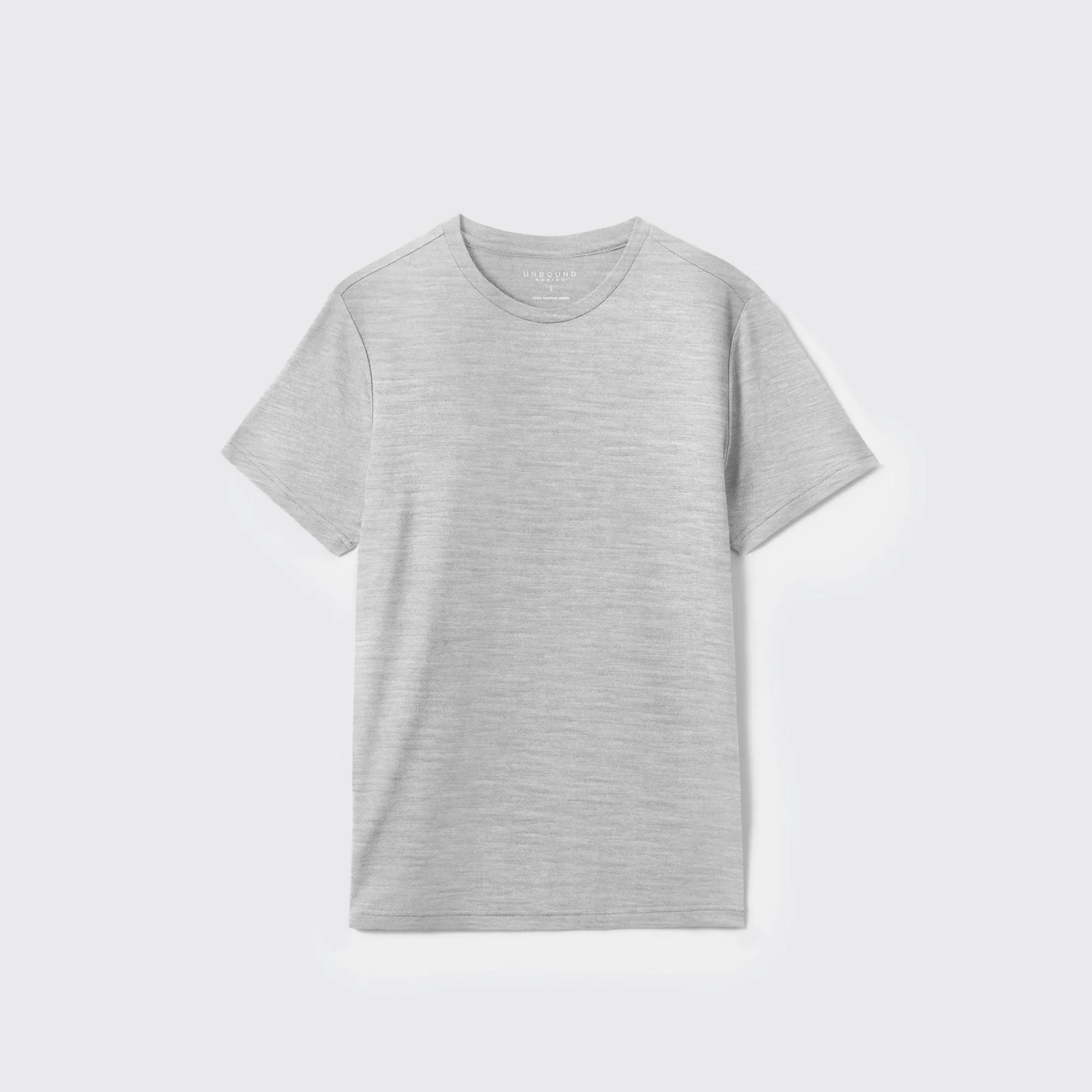 Men's Merino Crew Neck T-Shirt,Men Tops
