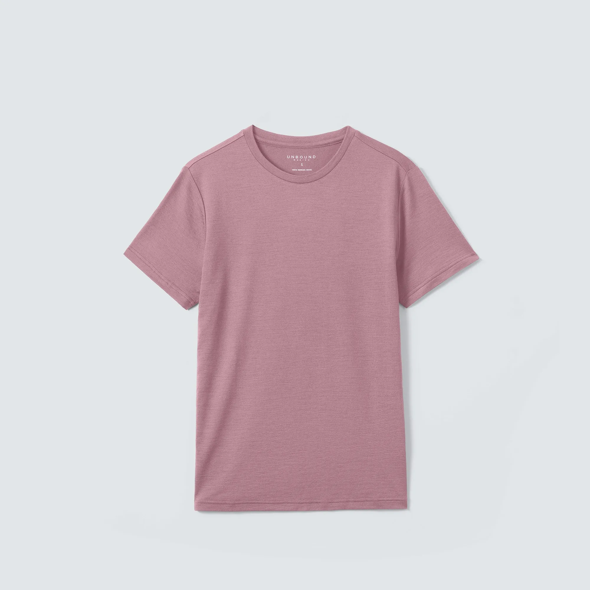 Men's Merino Crew Neck T-Shirt,Men Tops