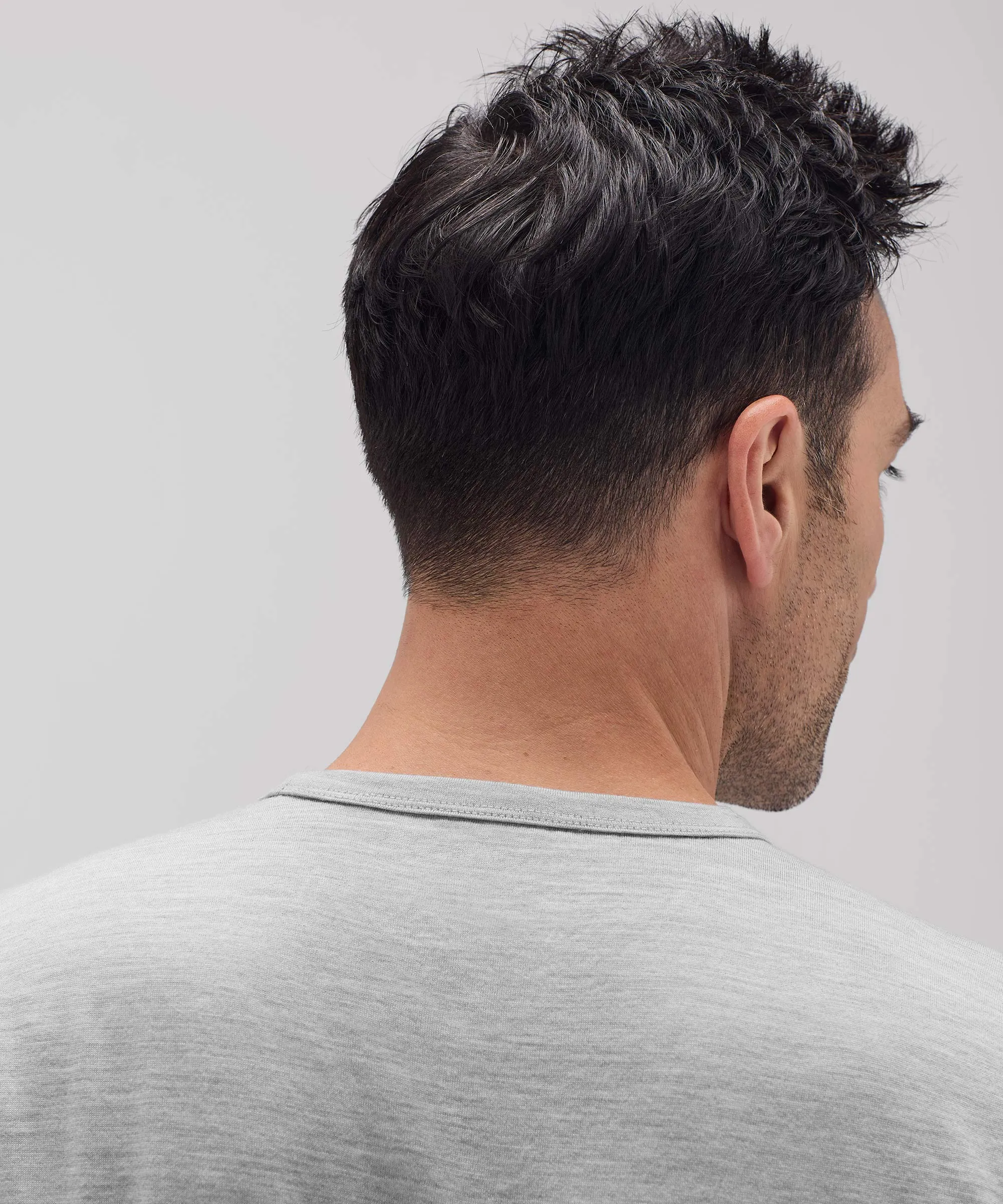 Men's Merino Crew Neck T-Shirt,Men Tops