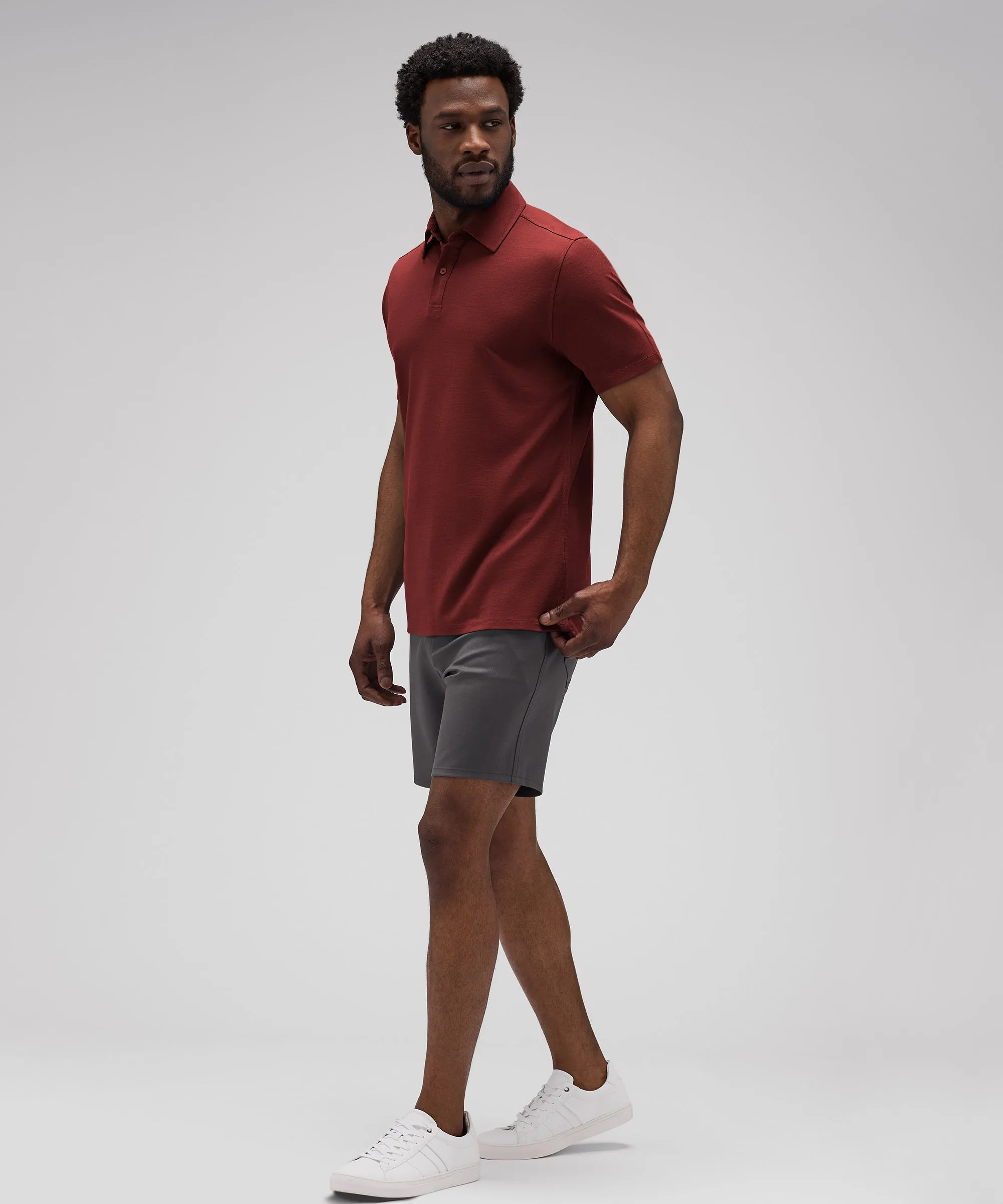 Men's Merino Polo,Men Tops