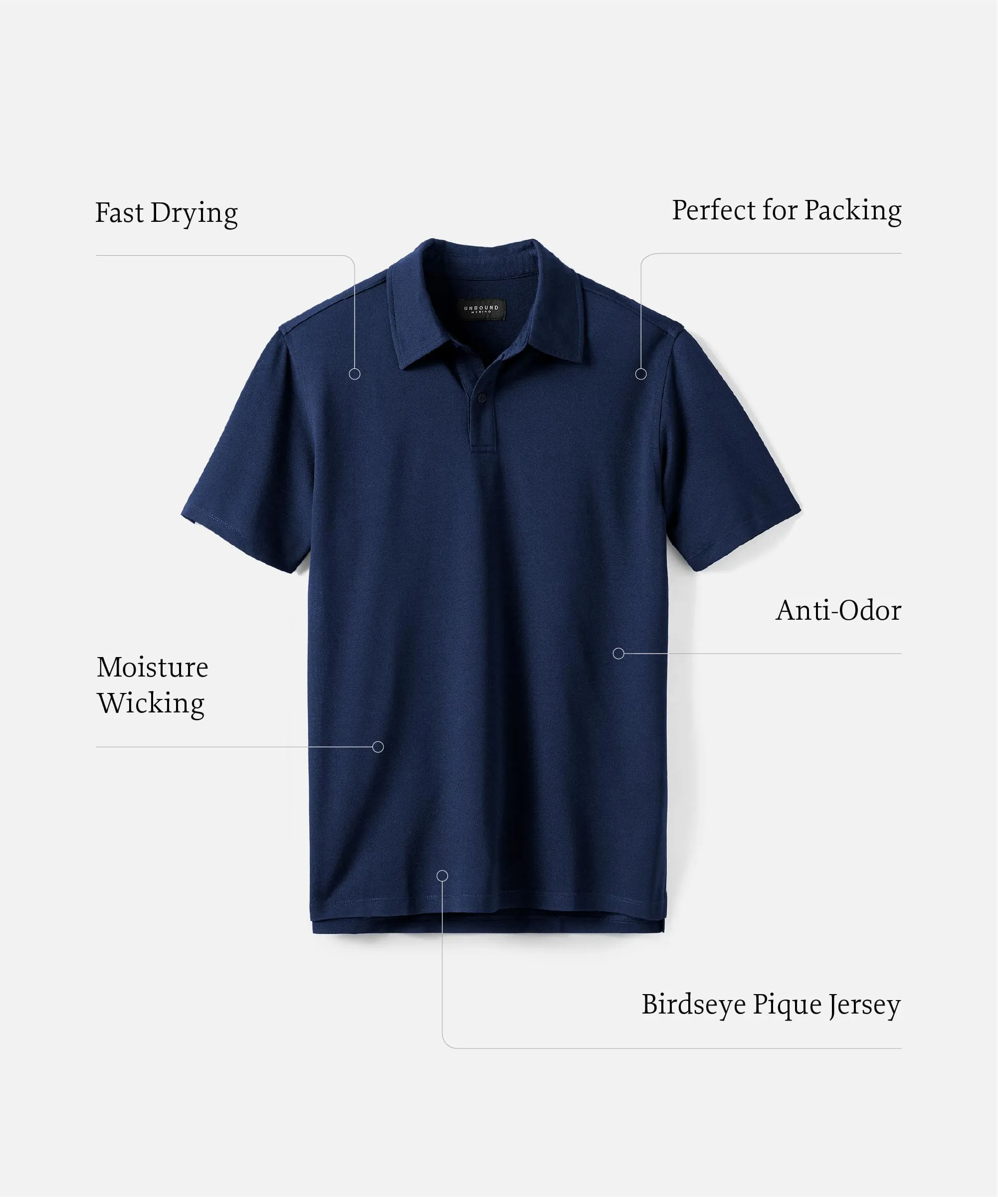 Men's Merino Polo,Men Tops