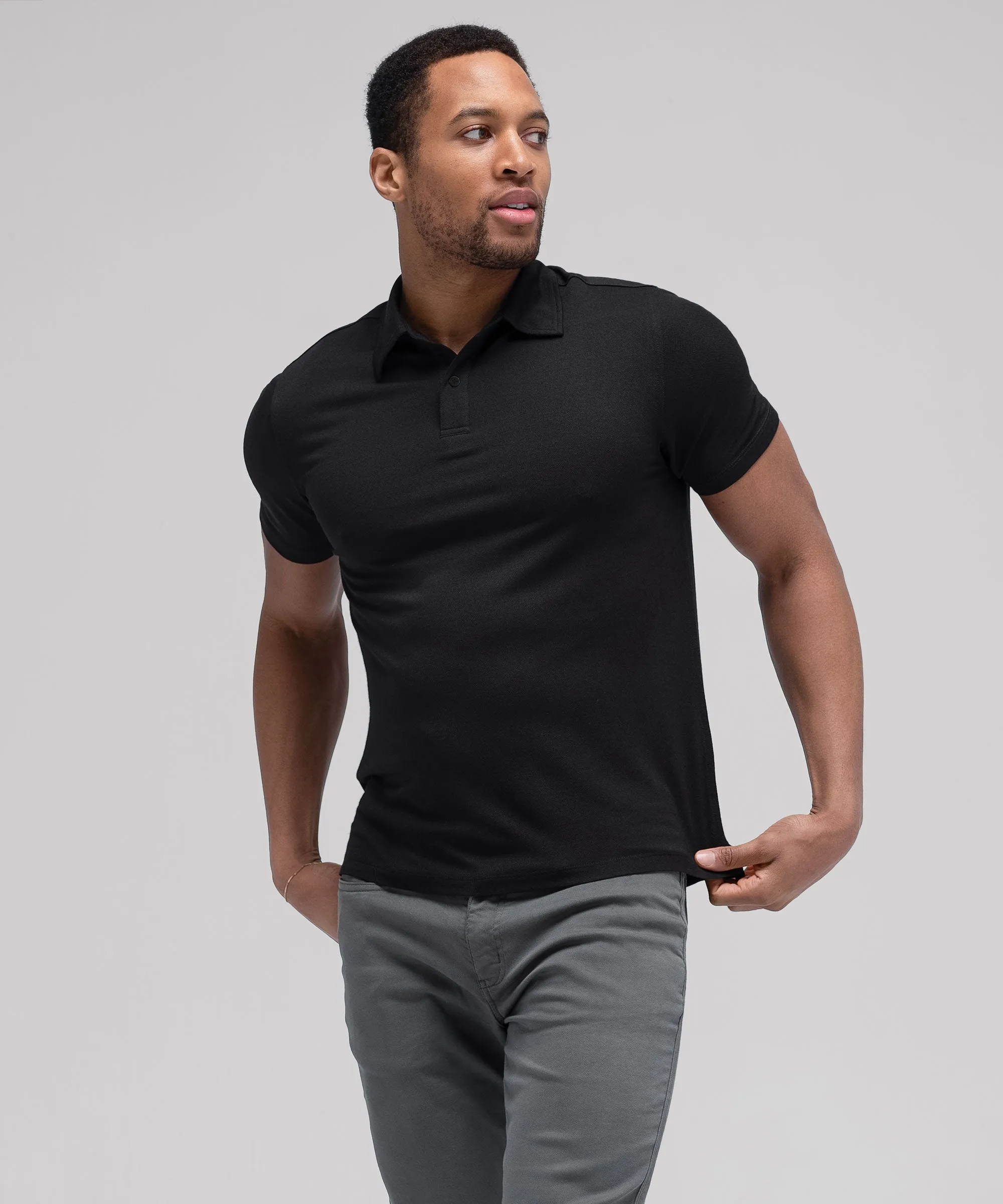 Men's Merino Polo,Men Tops