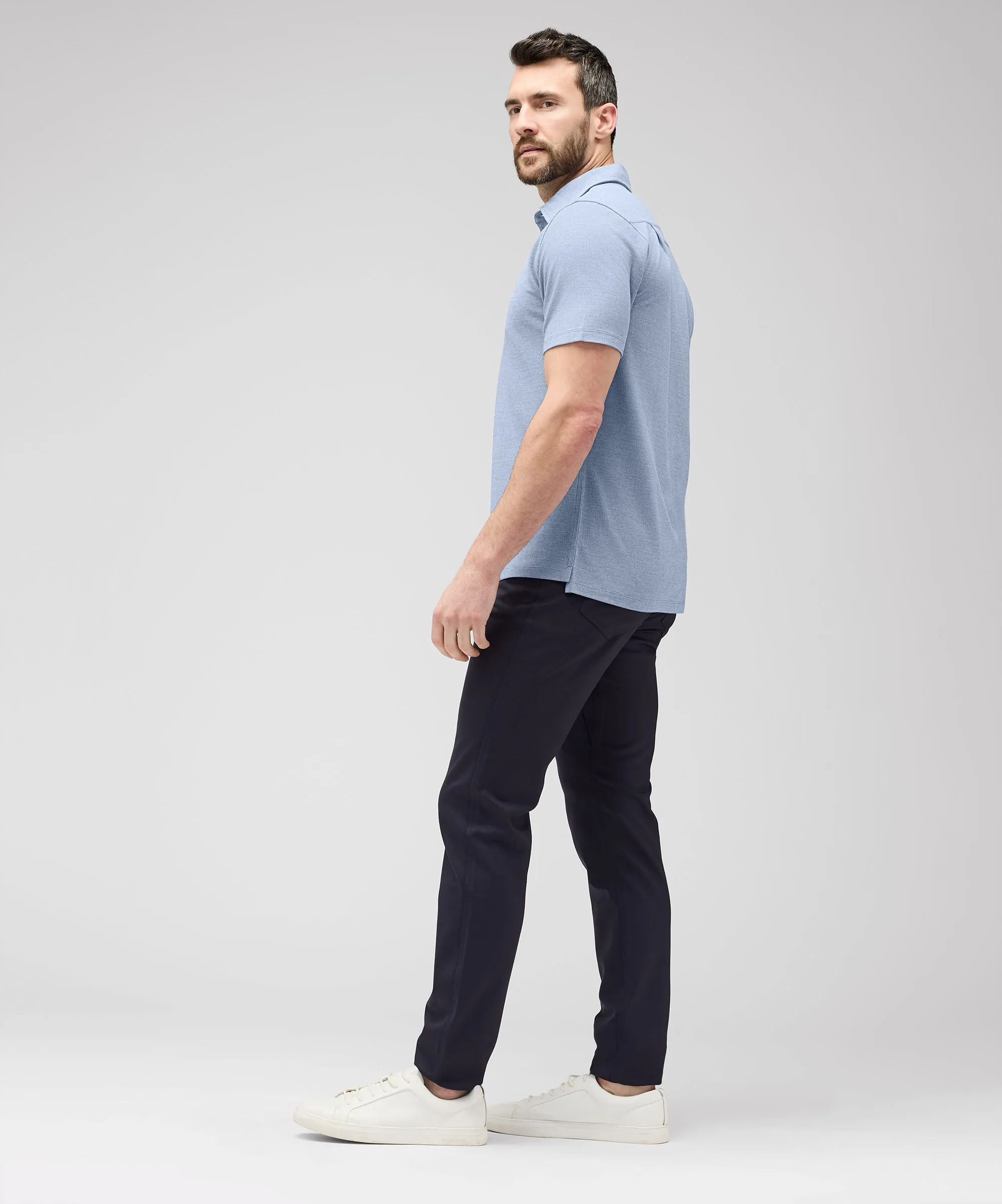 Men's Merino Polo,Men Tops