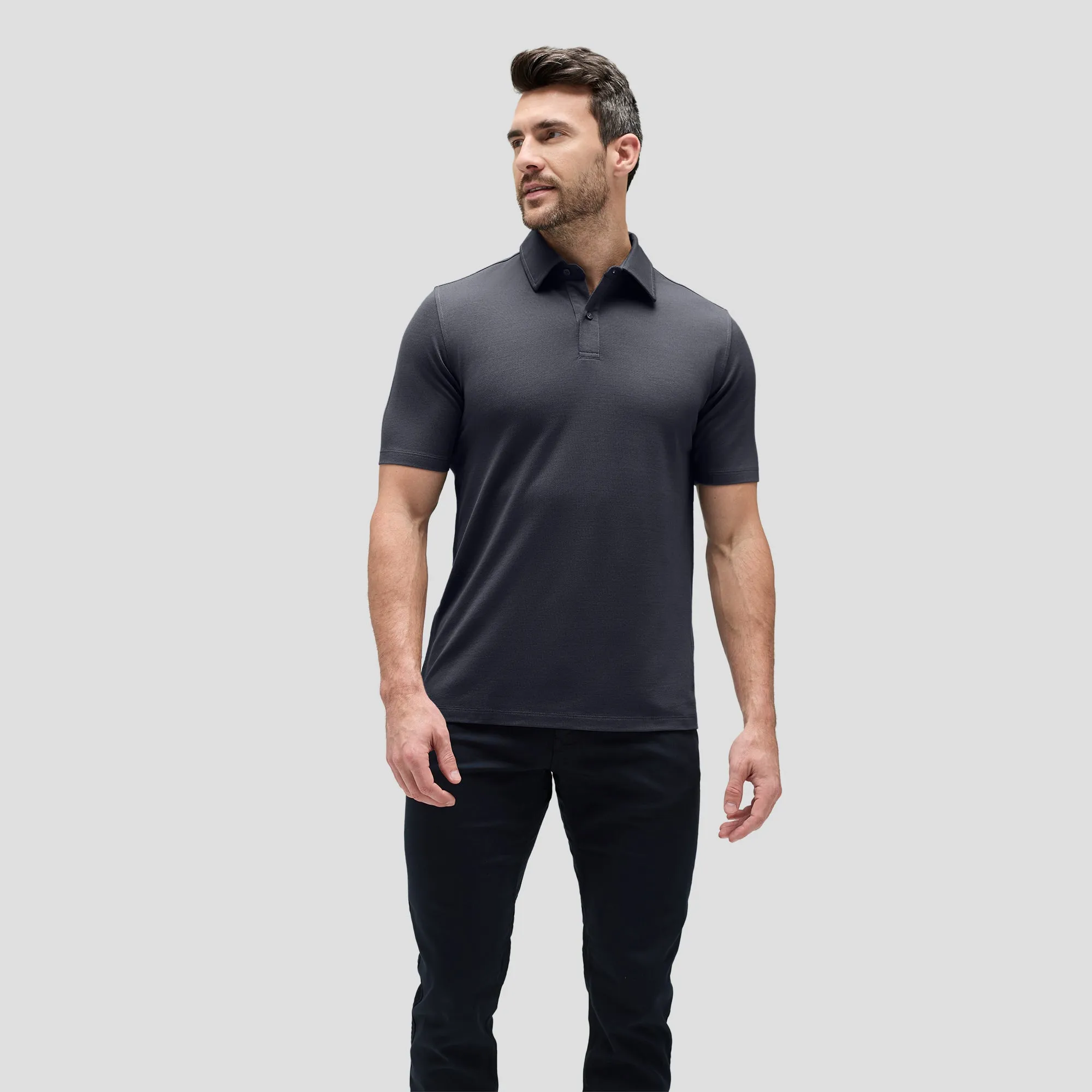 Men's Merino Polo,Men Tops