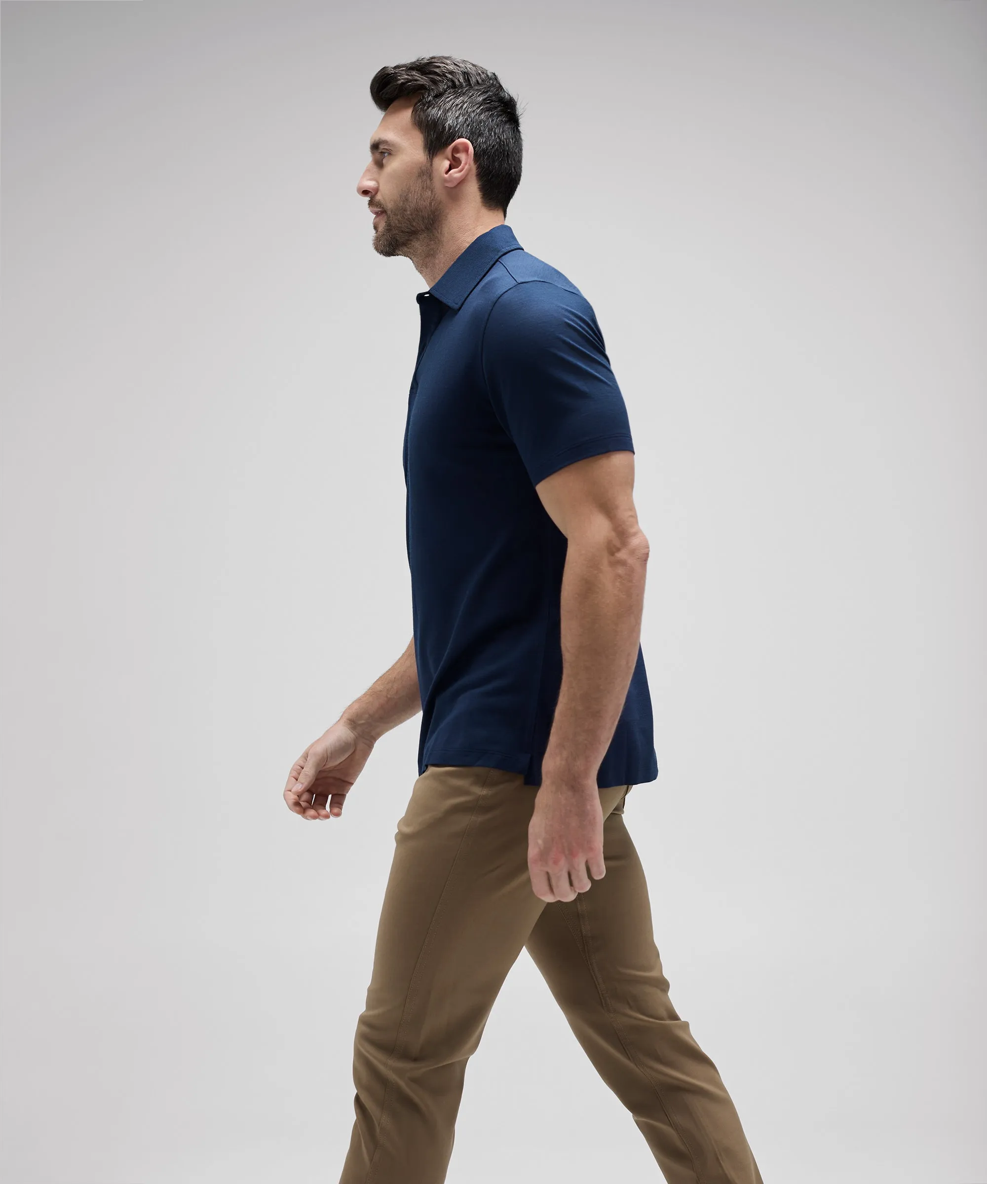 Men's Merino Polo,Men Tops