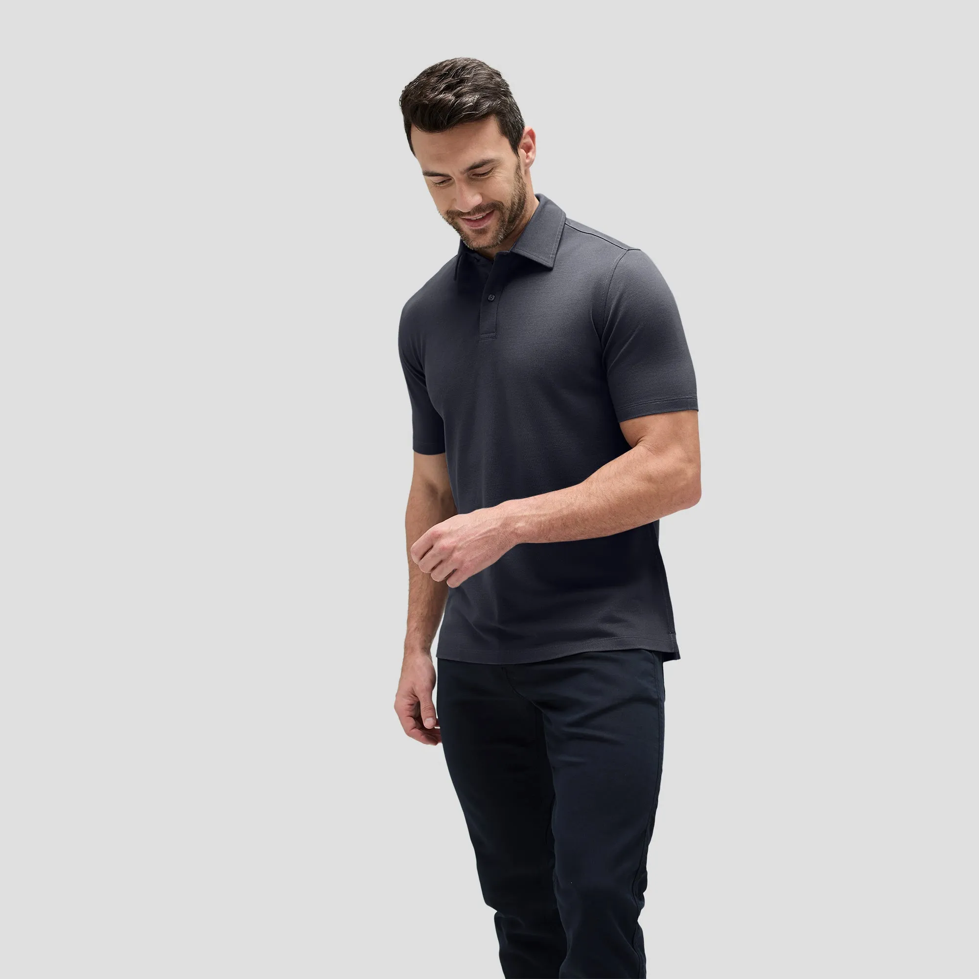 Men's Merino Polo,Men Tops
