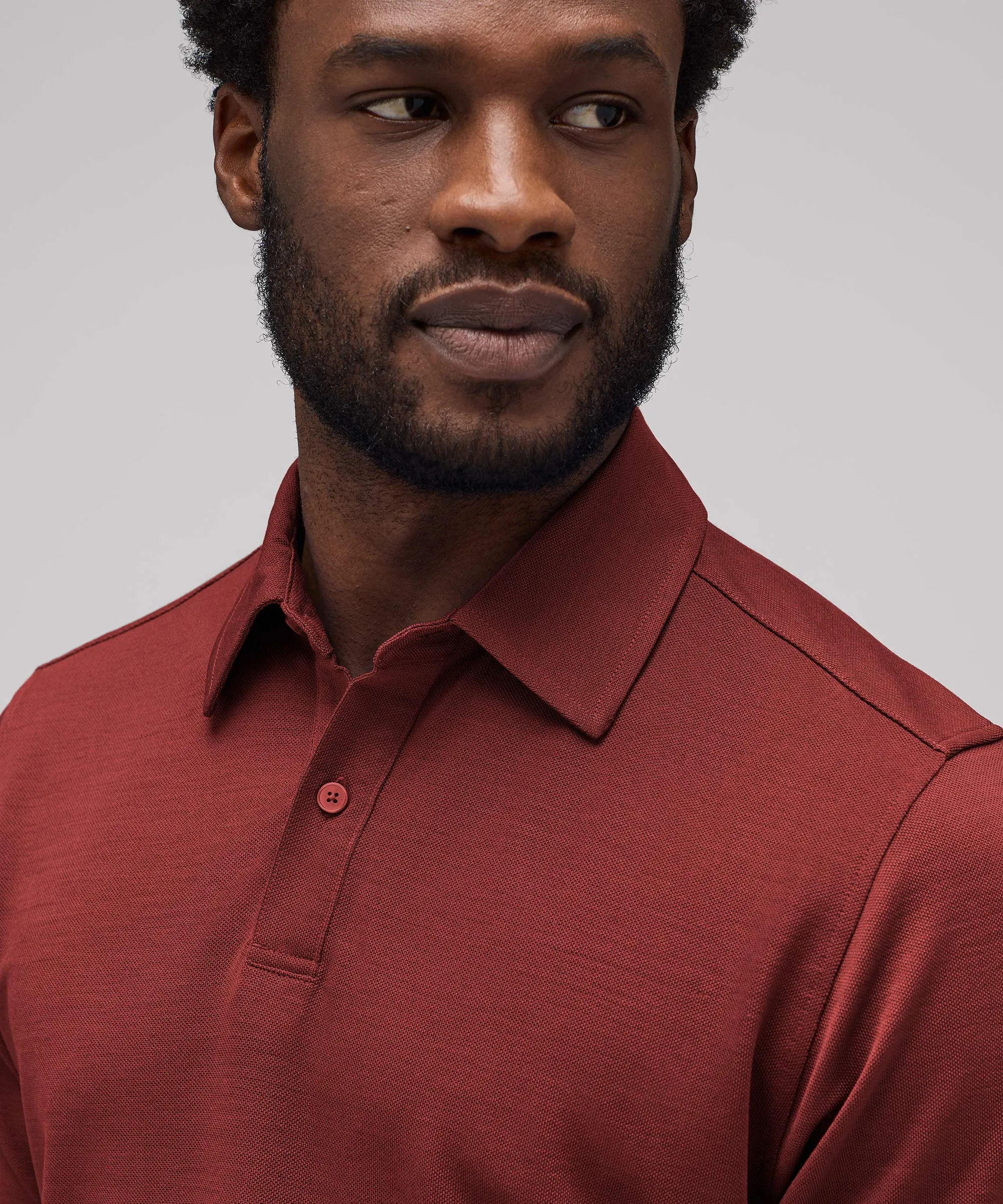 Men's Merino Polo,Men Tops