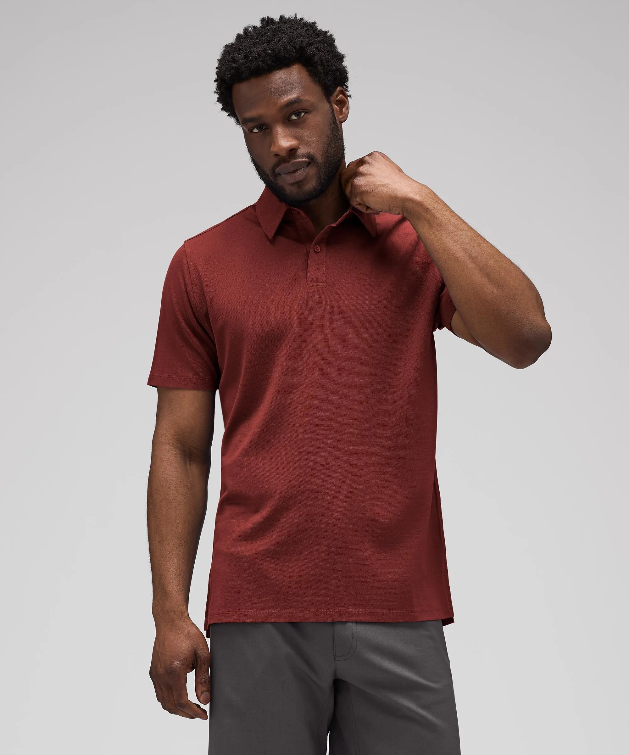 Men's Merino Polo,Men Tops