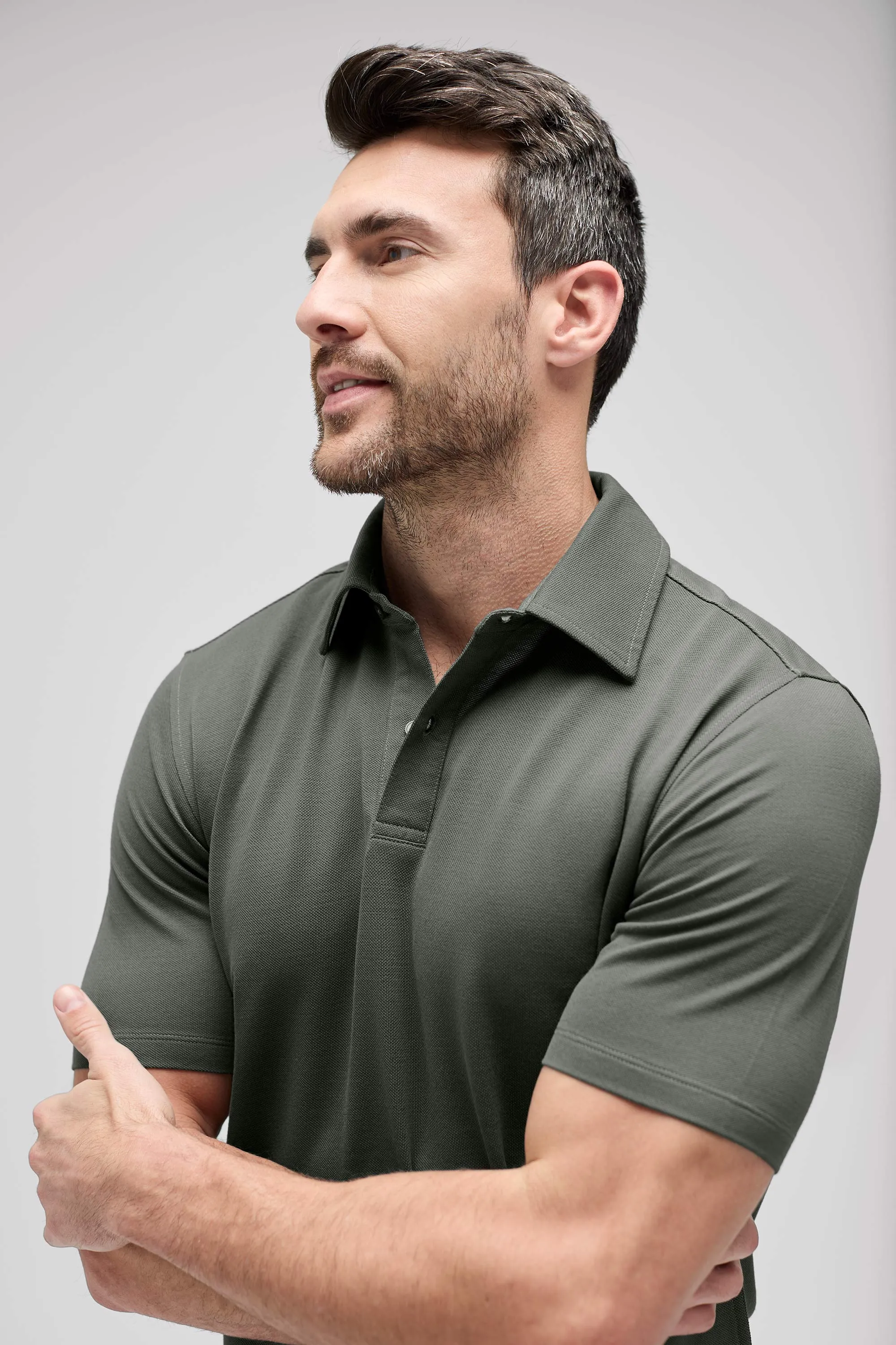Men's Merino Polo,Men Tops
