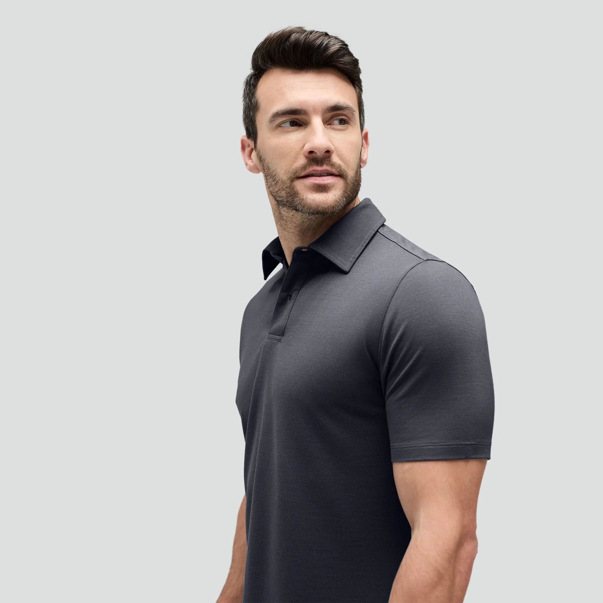 Men's Merino Polo,Men Tops