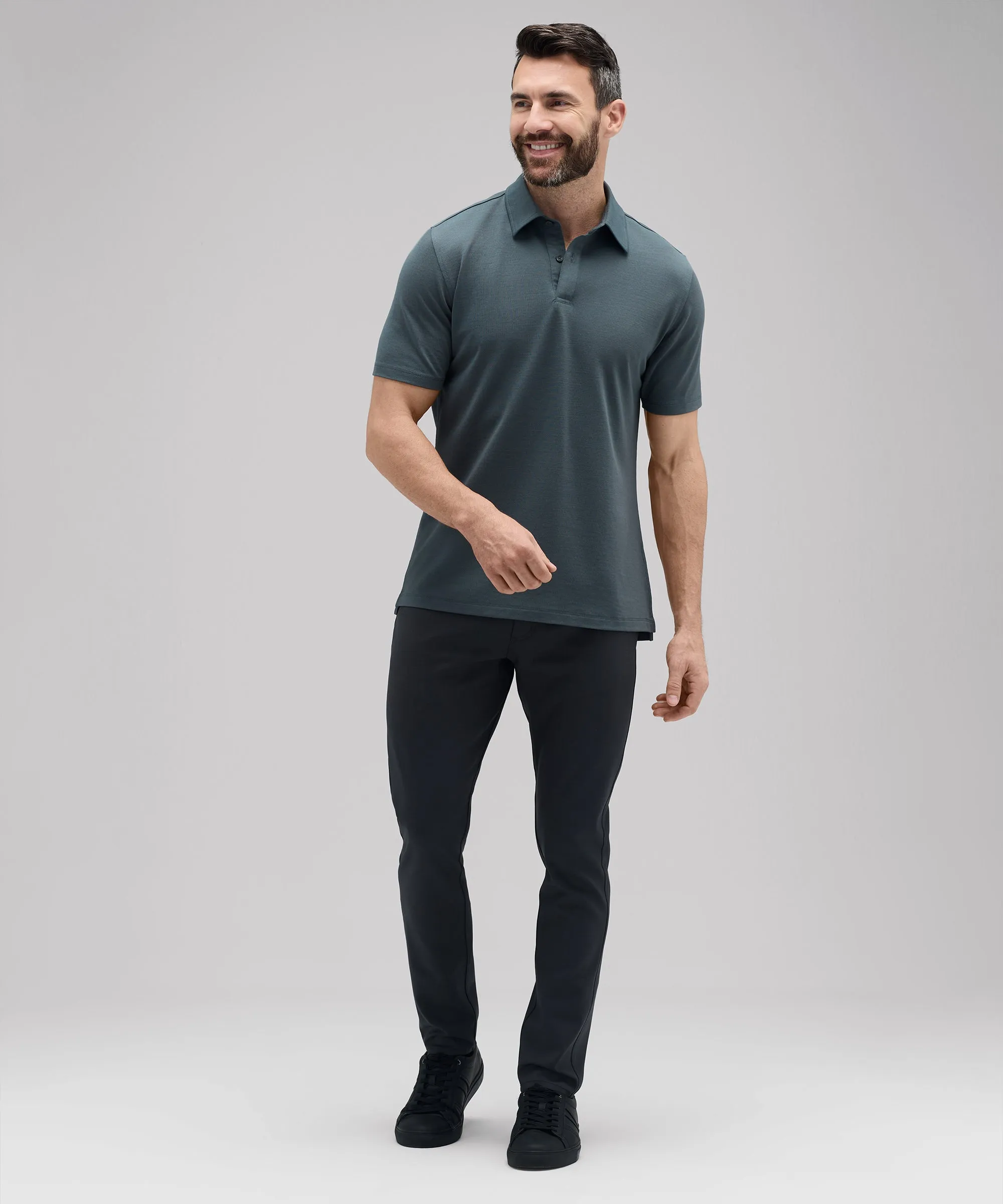 Men's Merino Polo,Men Tops