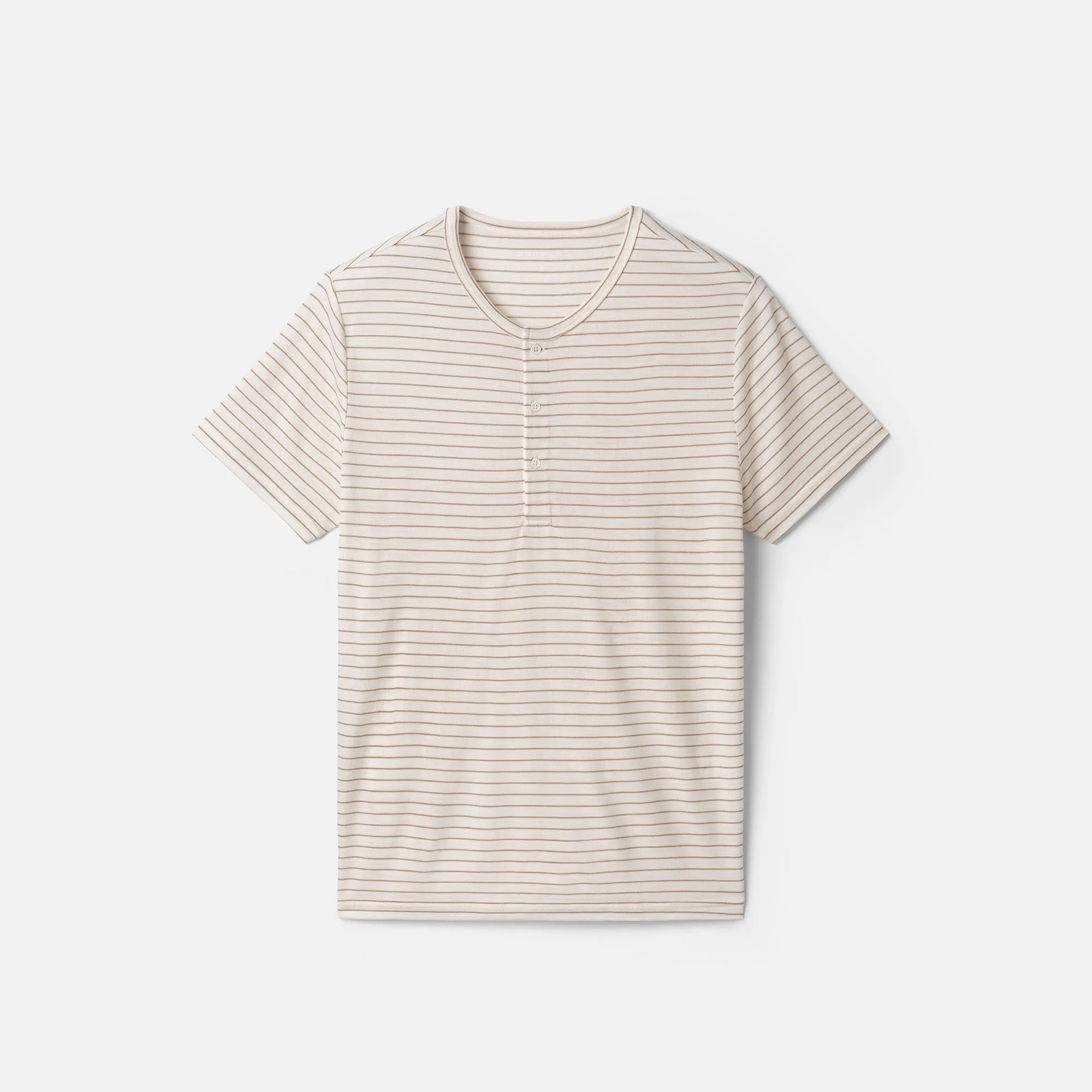 Men's Merino Short Sleeve Henley,Men Tops