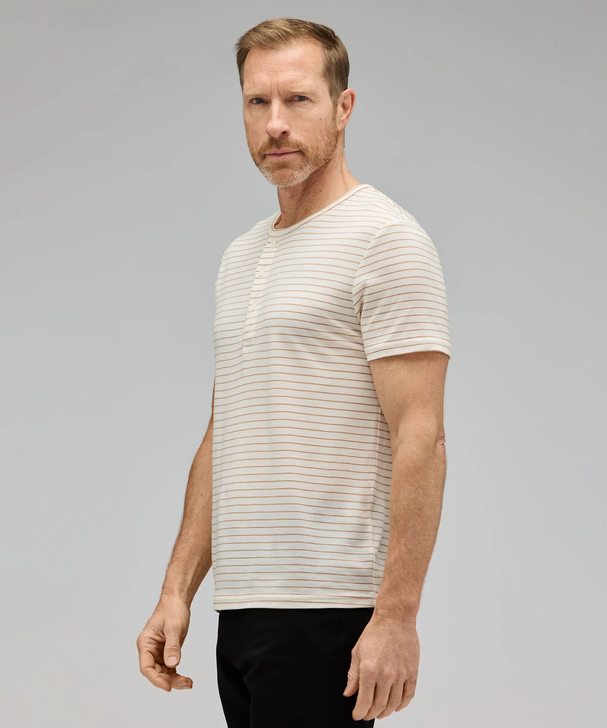 Men's Merino Short Sleeve Henley,Men Tops