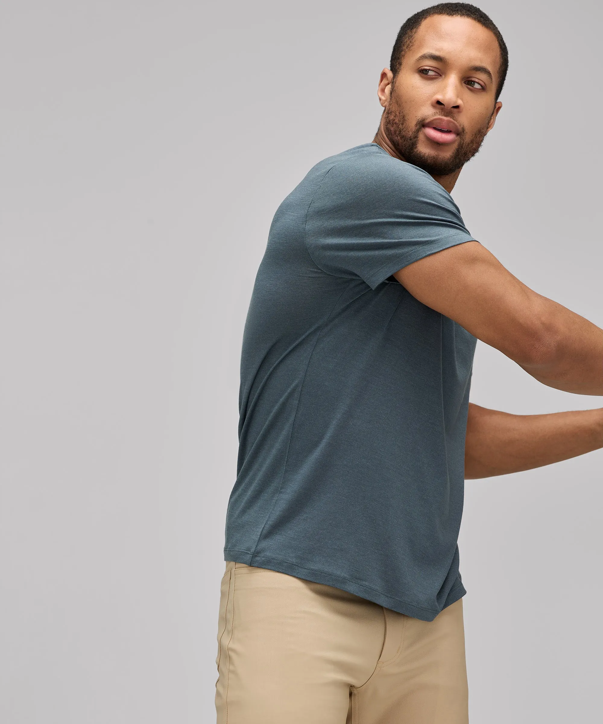 Men's Merino Ultralight Crew T-Shirt,Men Tops