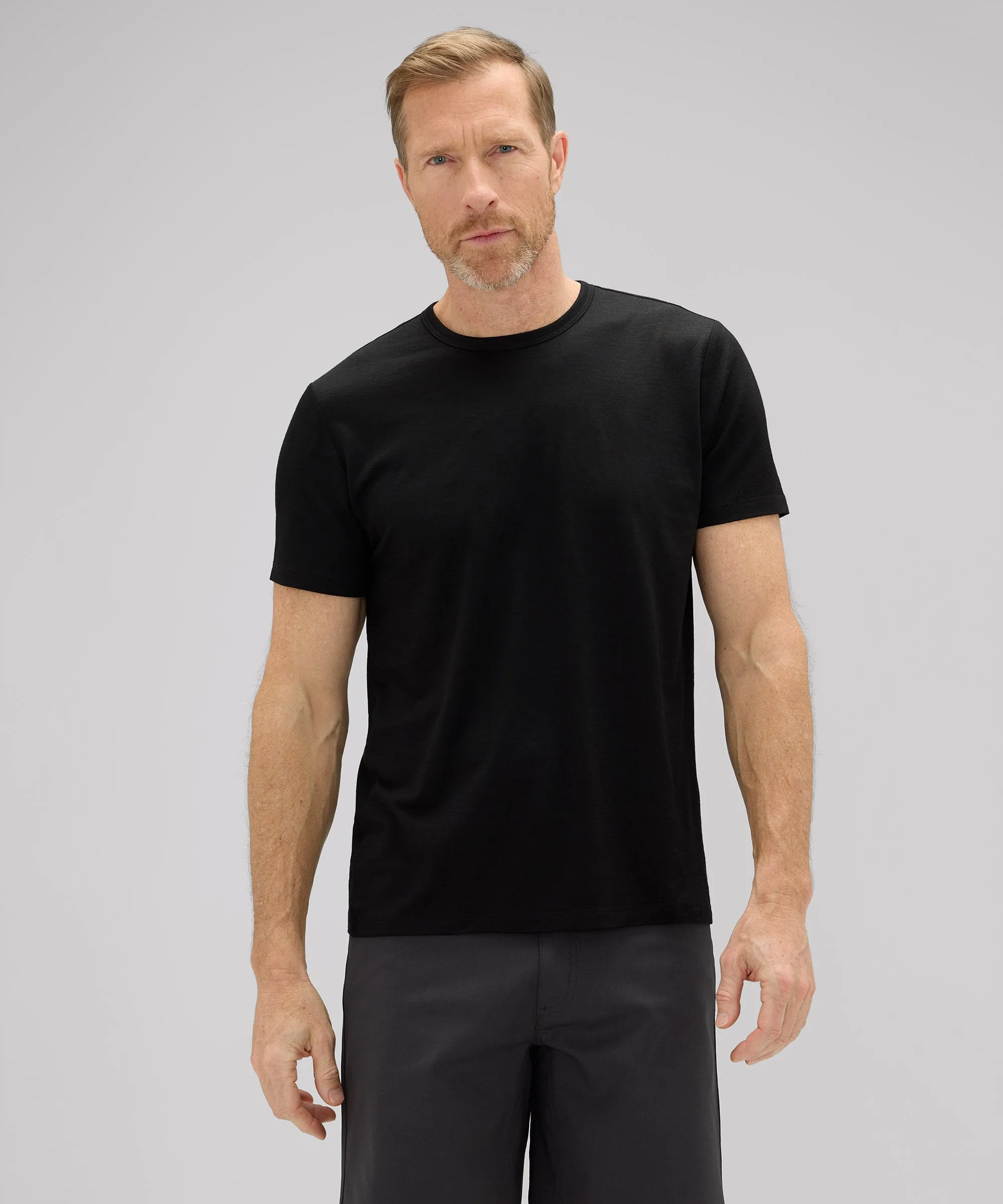 Men's Merino Ultralight Crew T-Shirt,Men Tops