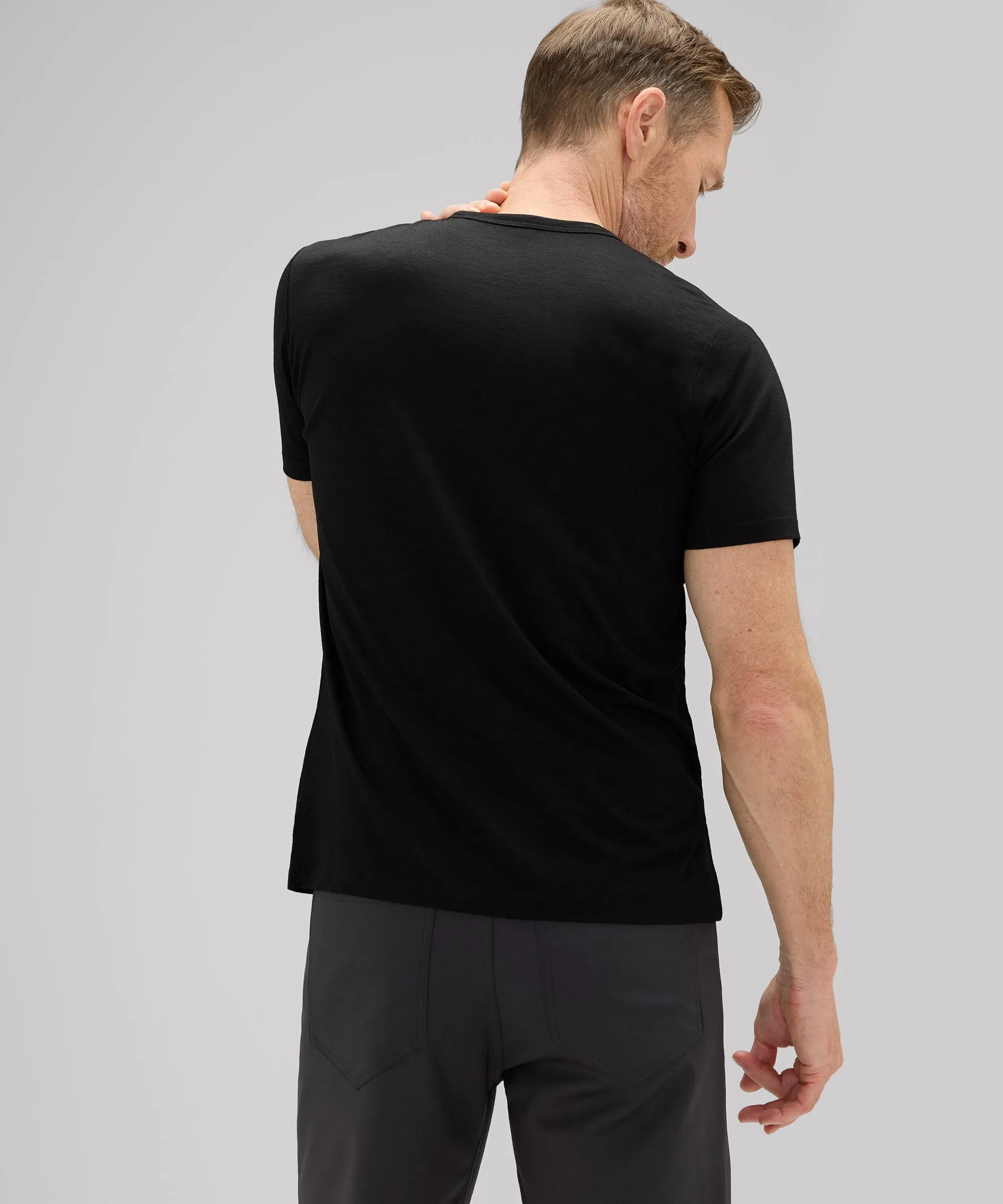 Men's Merino Ultralight Crew T-Shirt,Men Tops