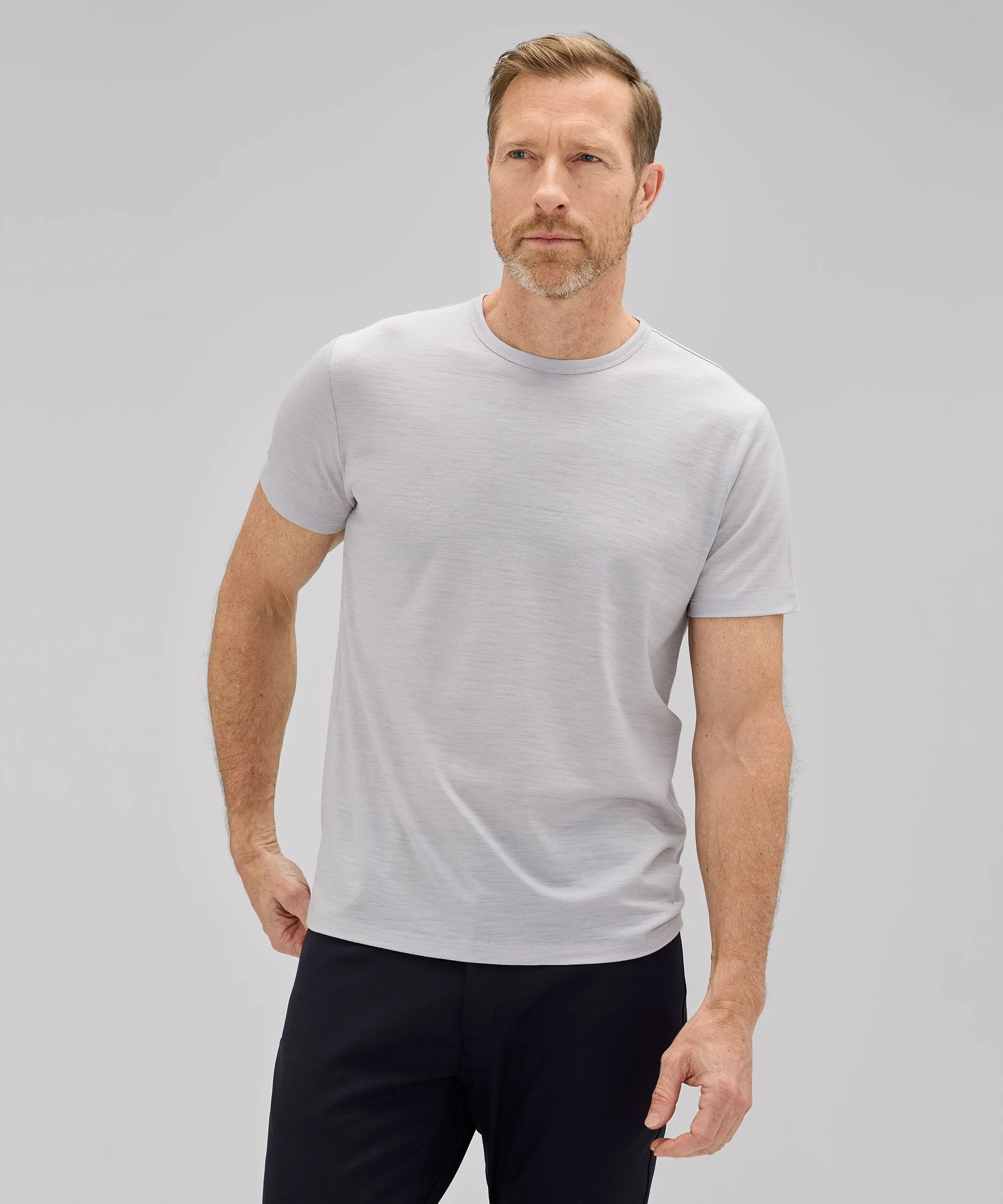Men's Merino Ultralight Crew T-Shirt,Men Tops