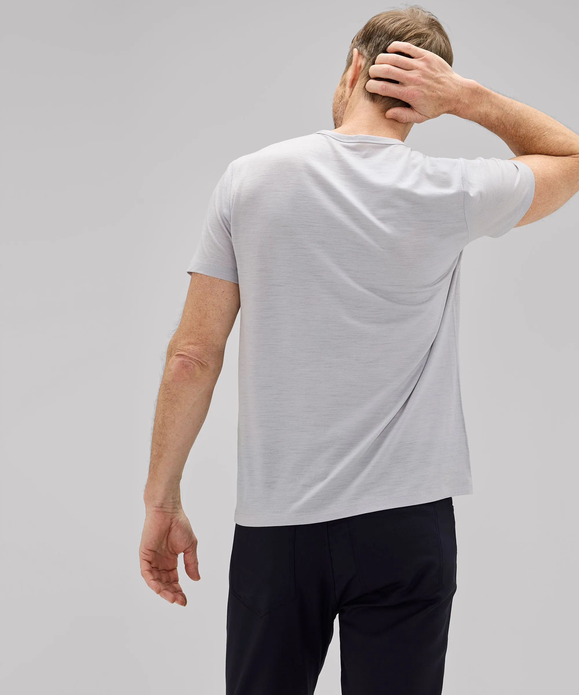 Men's Merino Ultralight Crew T-Shirt,Men Tops