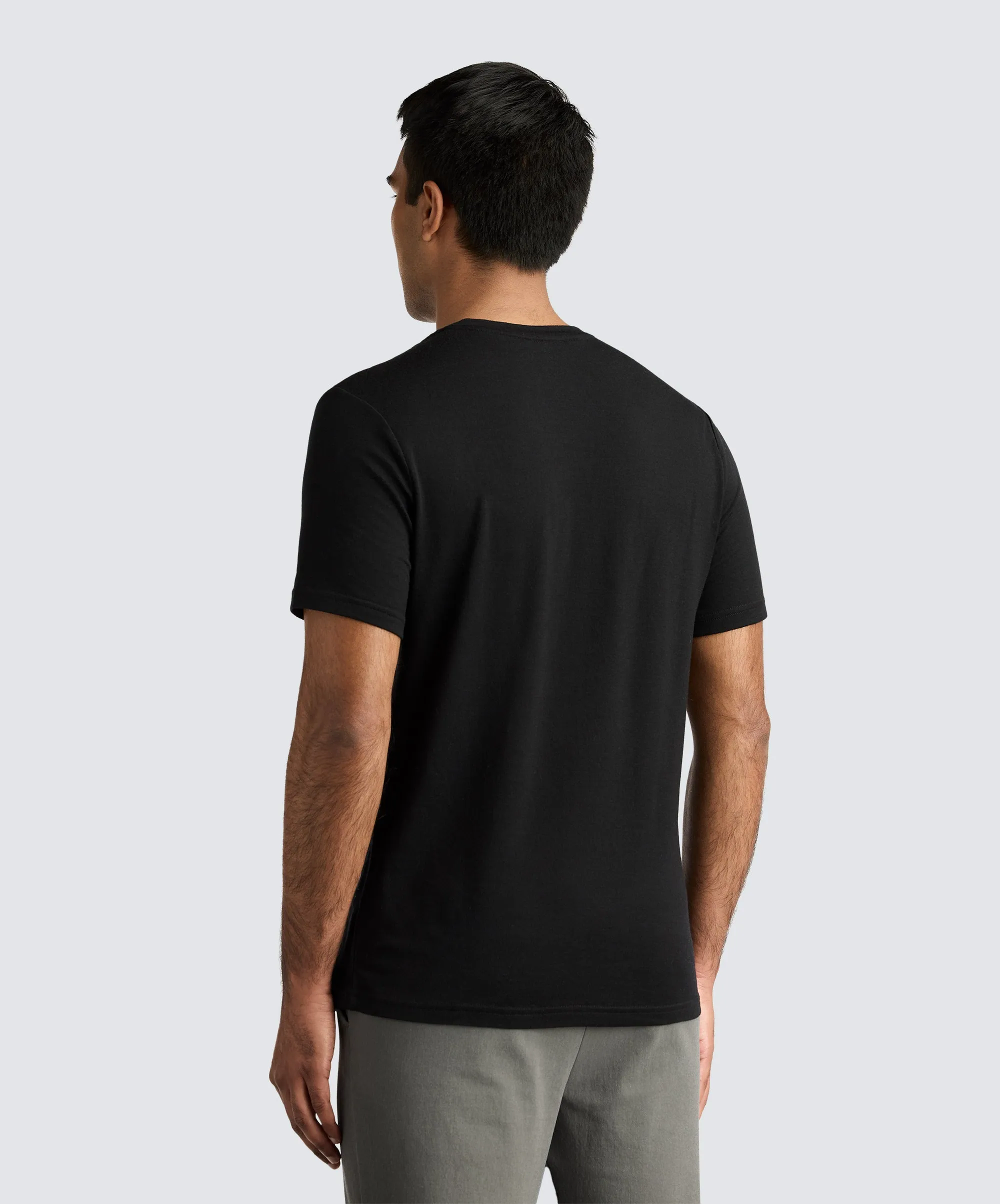 Men's Merino V-Neck T-Shirt,Men Tops