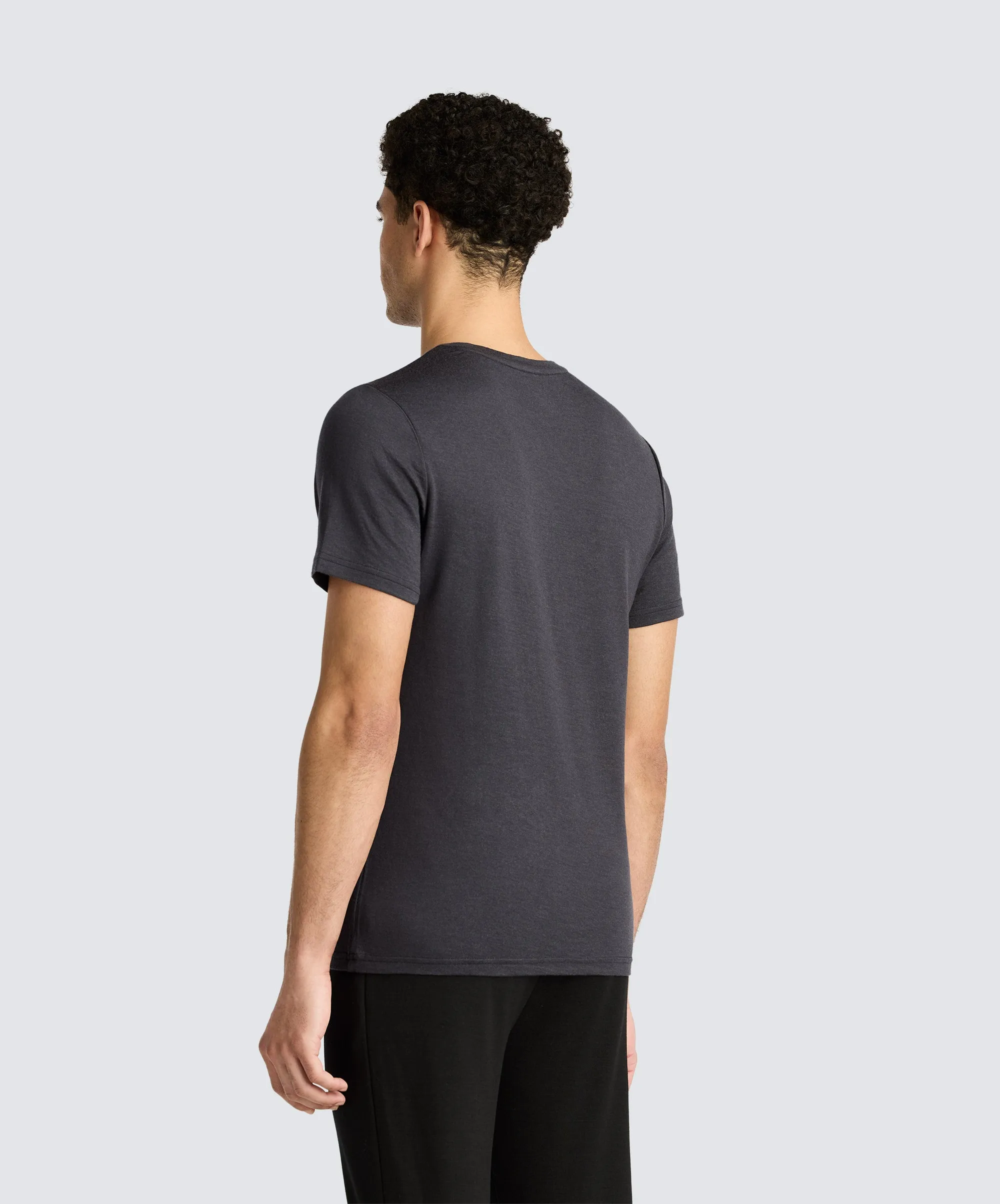 Men's Merino V-Neck T-Shirt,Men Tops