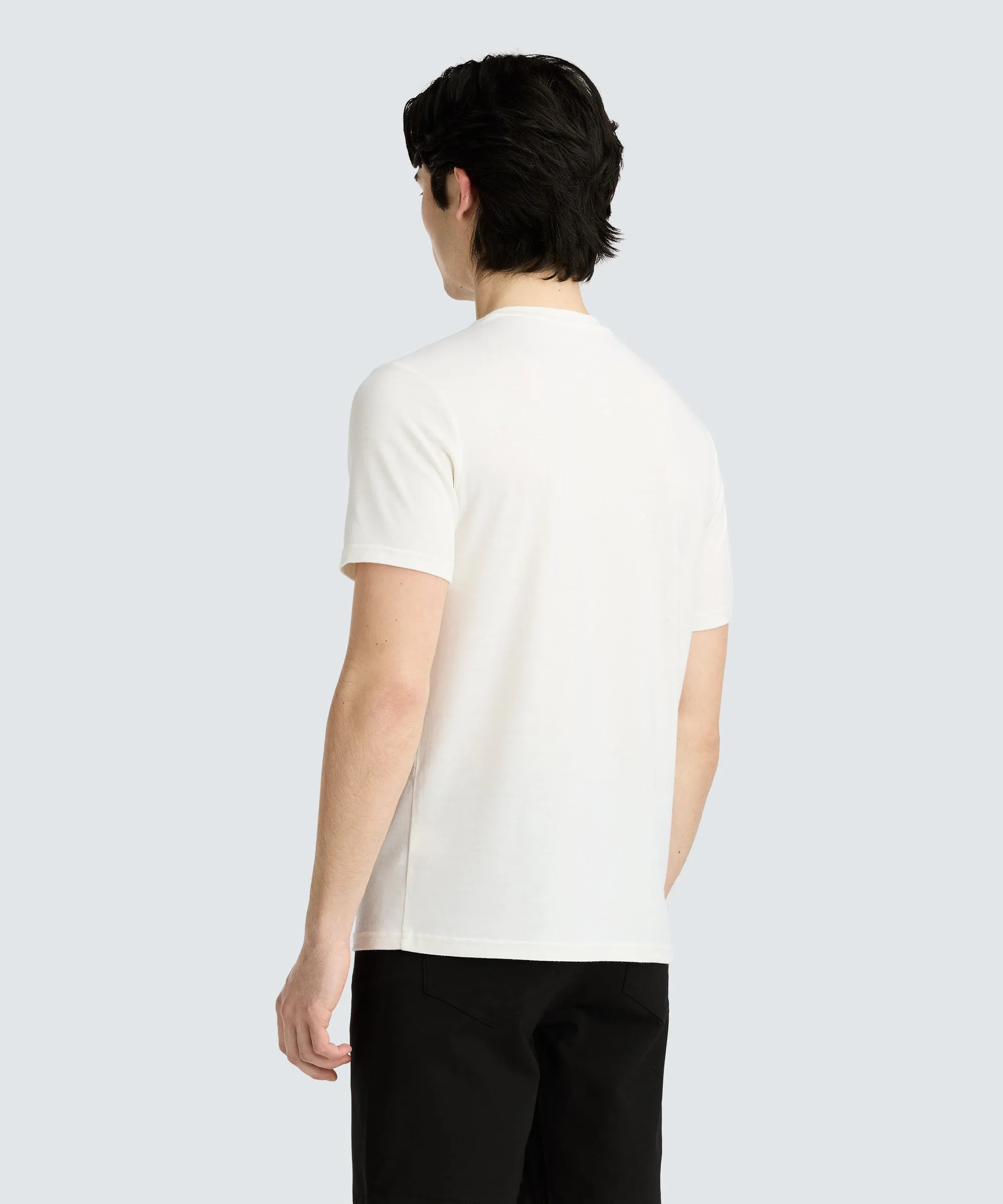 Men's Merino V-Neck T-Shirt,Men Tops