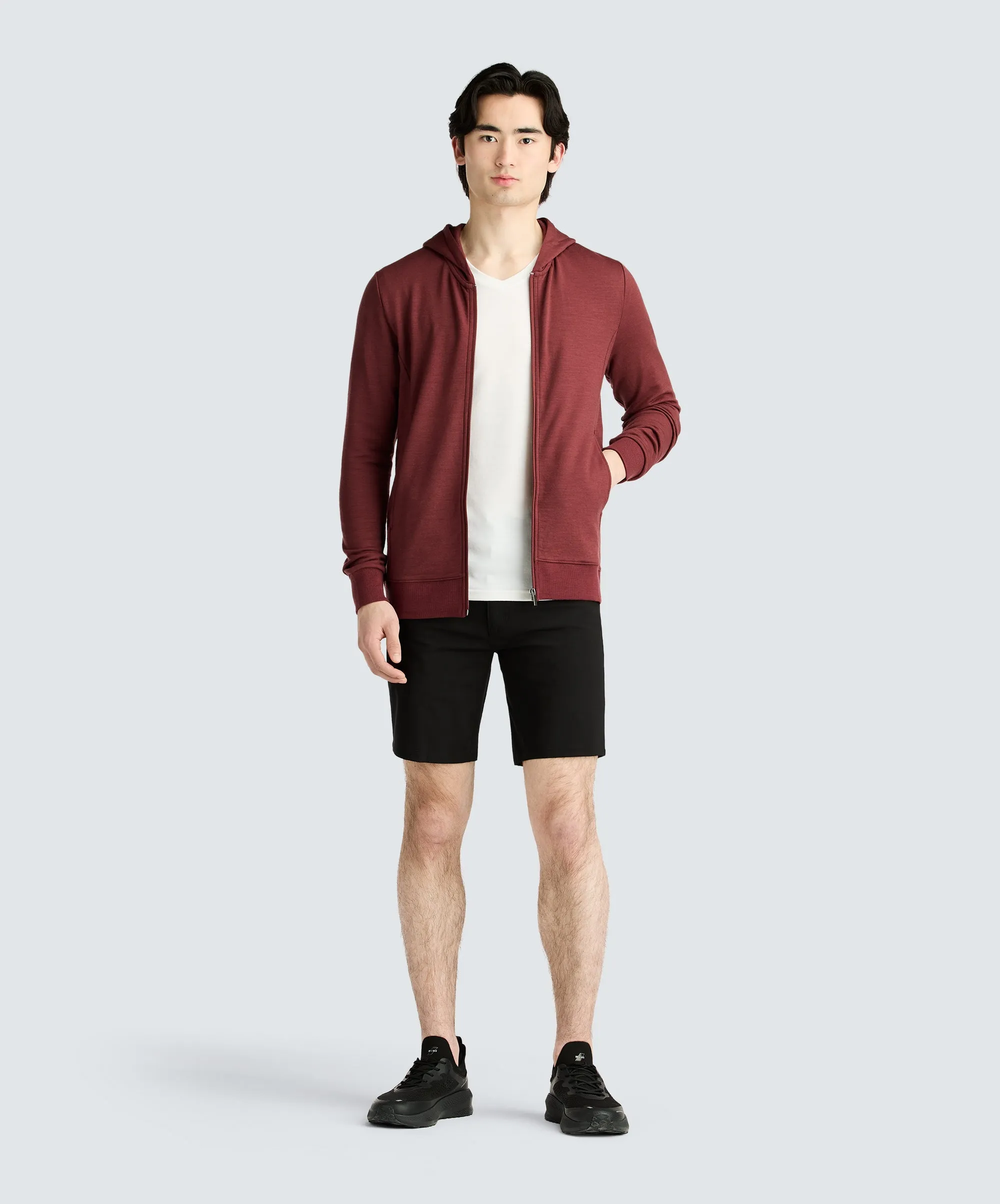 Men's Merino V-Neck T-Shirt,Men Tops