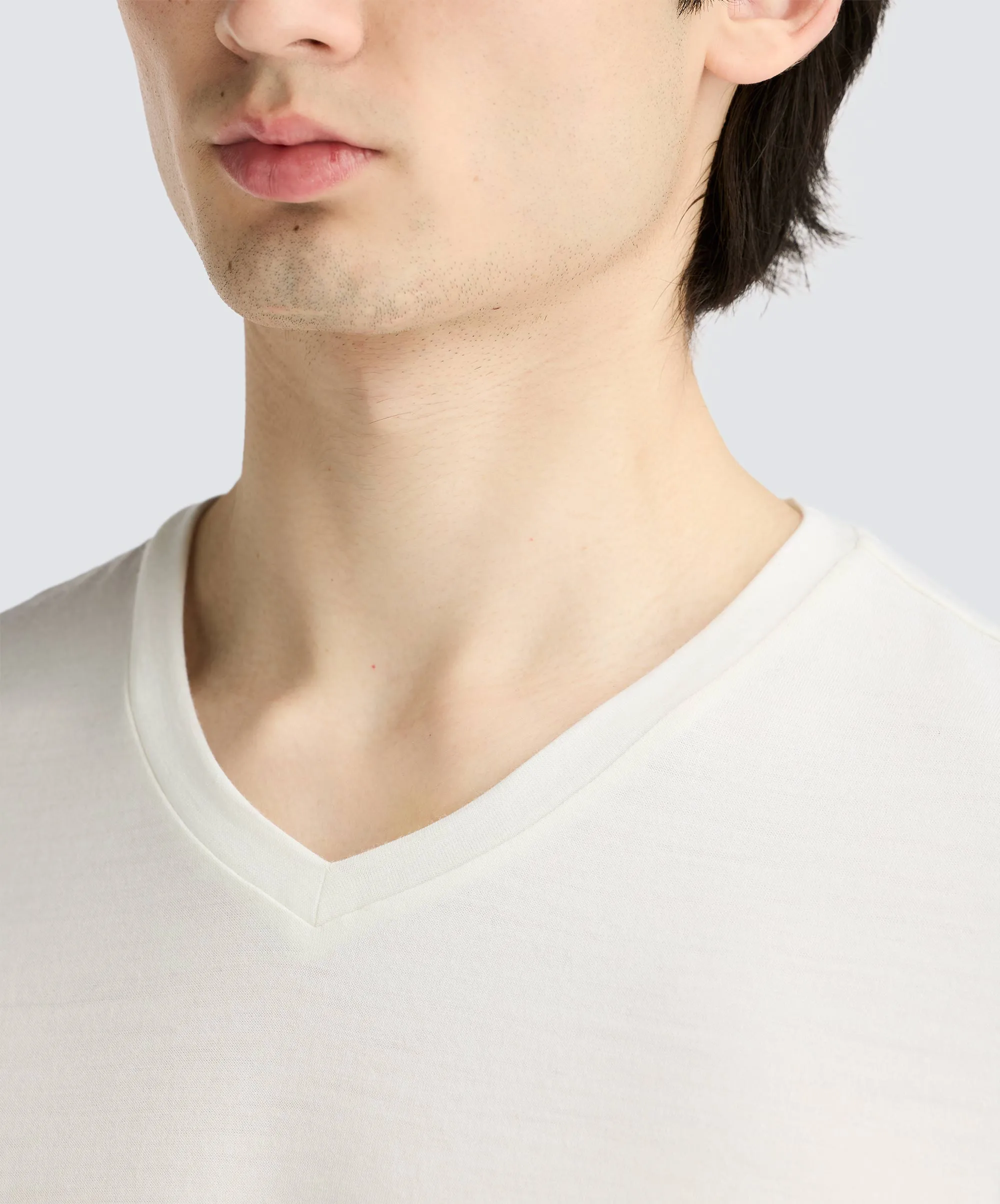 Men's Merino V-Neck T-Shirt,Men Tops