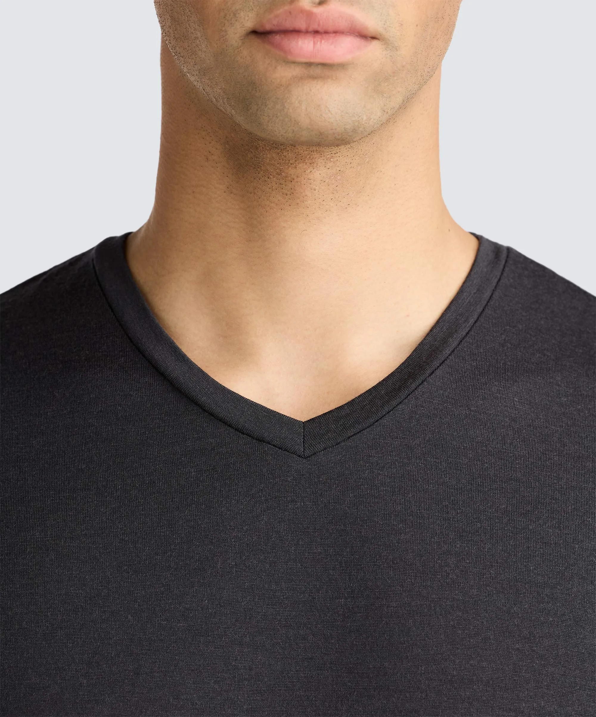 Men's Merino V-Neck T-Shirt,Men Tops
