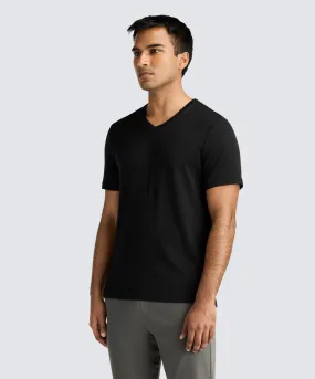 Men's Merino V-Neck T-Shirt,Men Tops