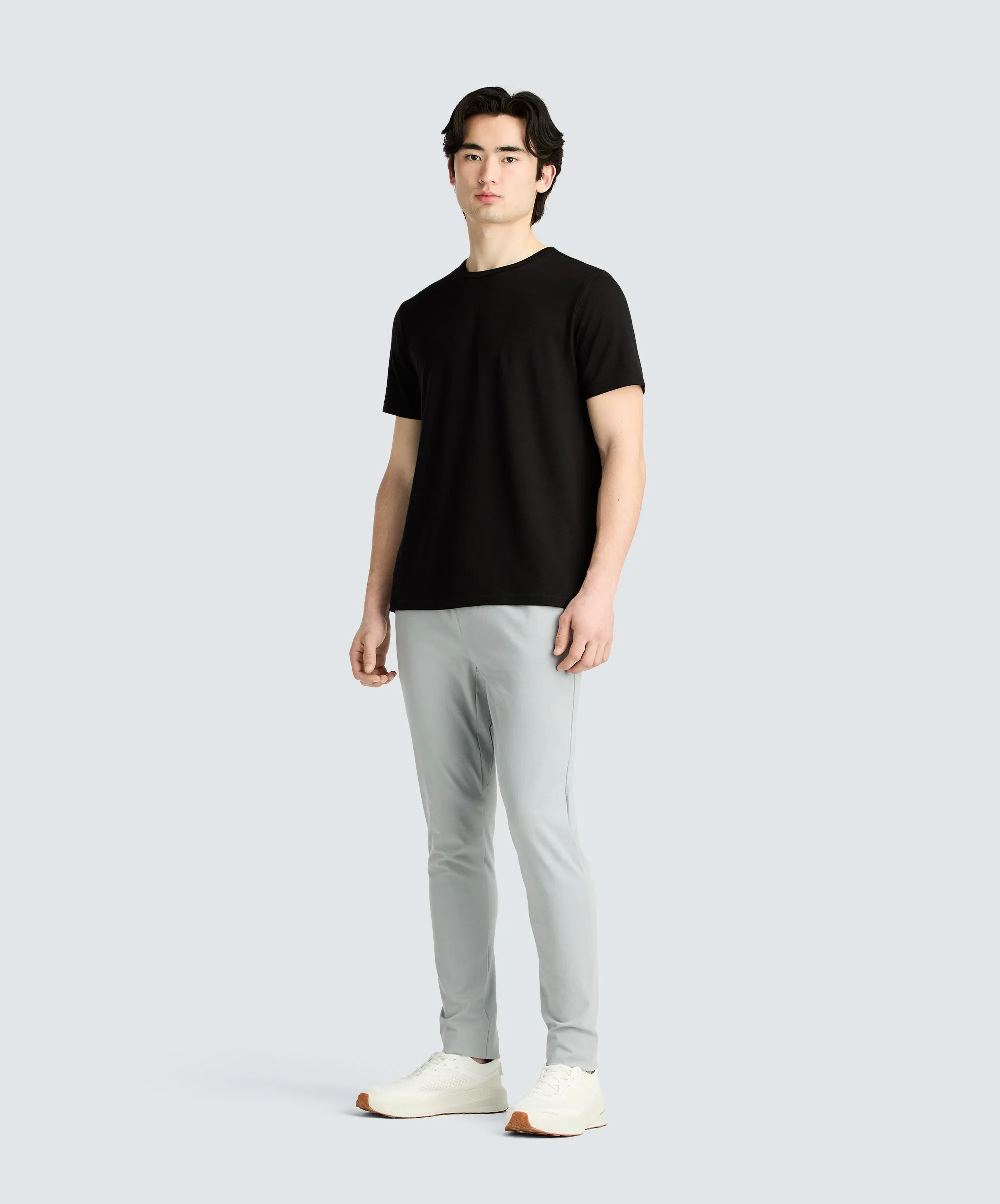 Men's Tall Merino Crew Neck T-Shirt,Men Tops