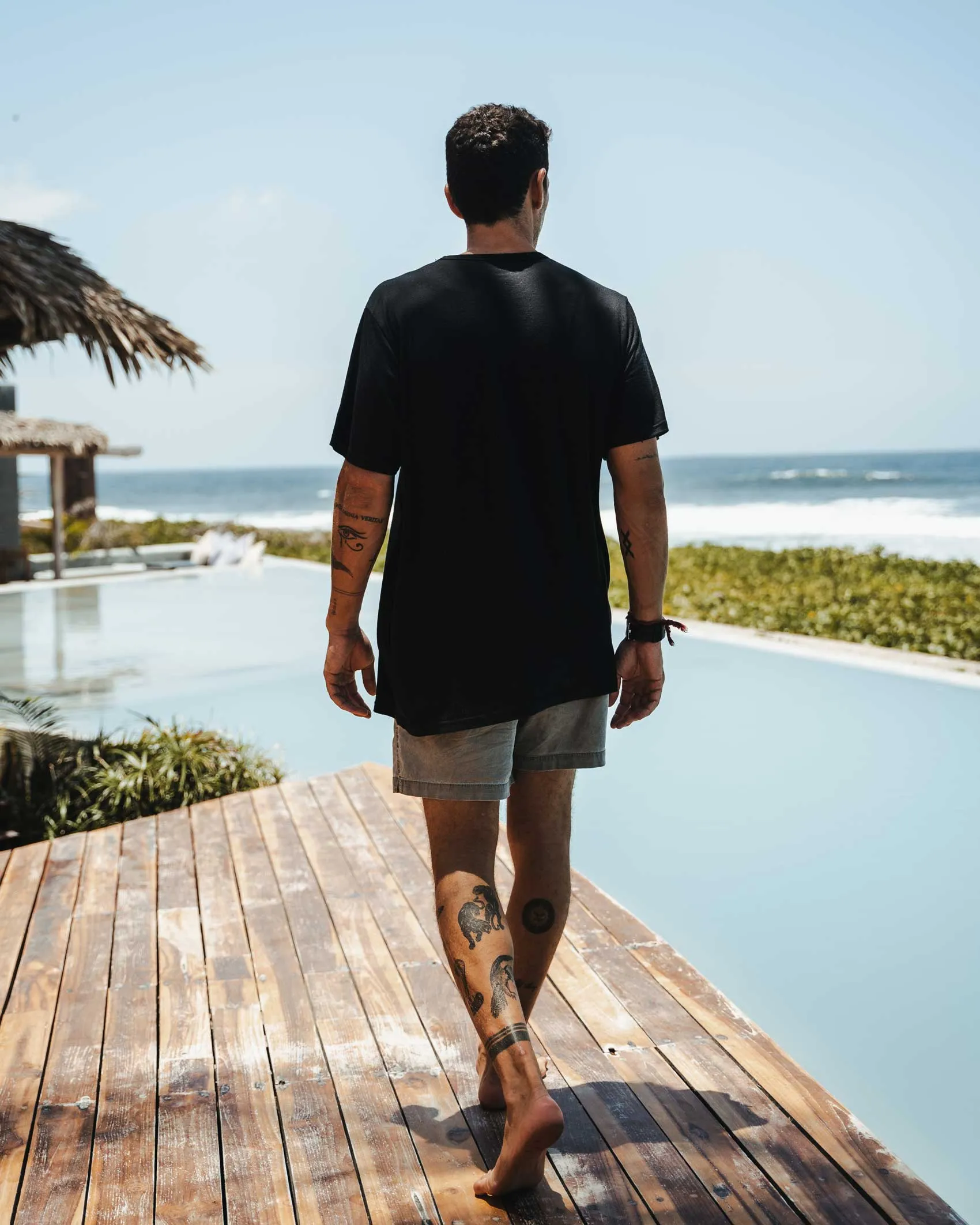 Men's Tall Merino Crew Neck T-Shirt,Men Tops