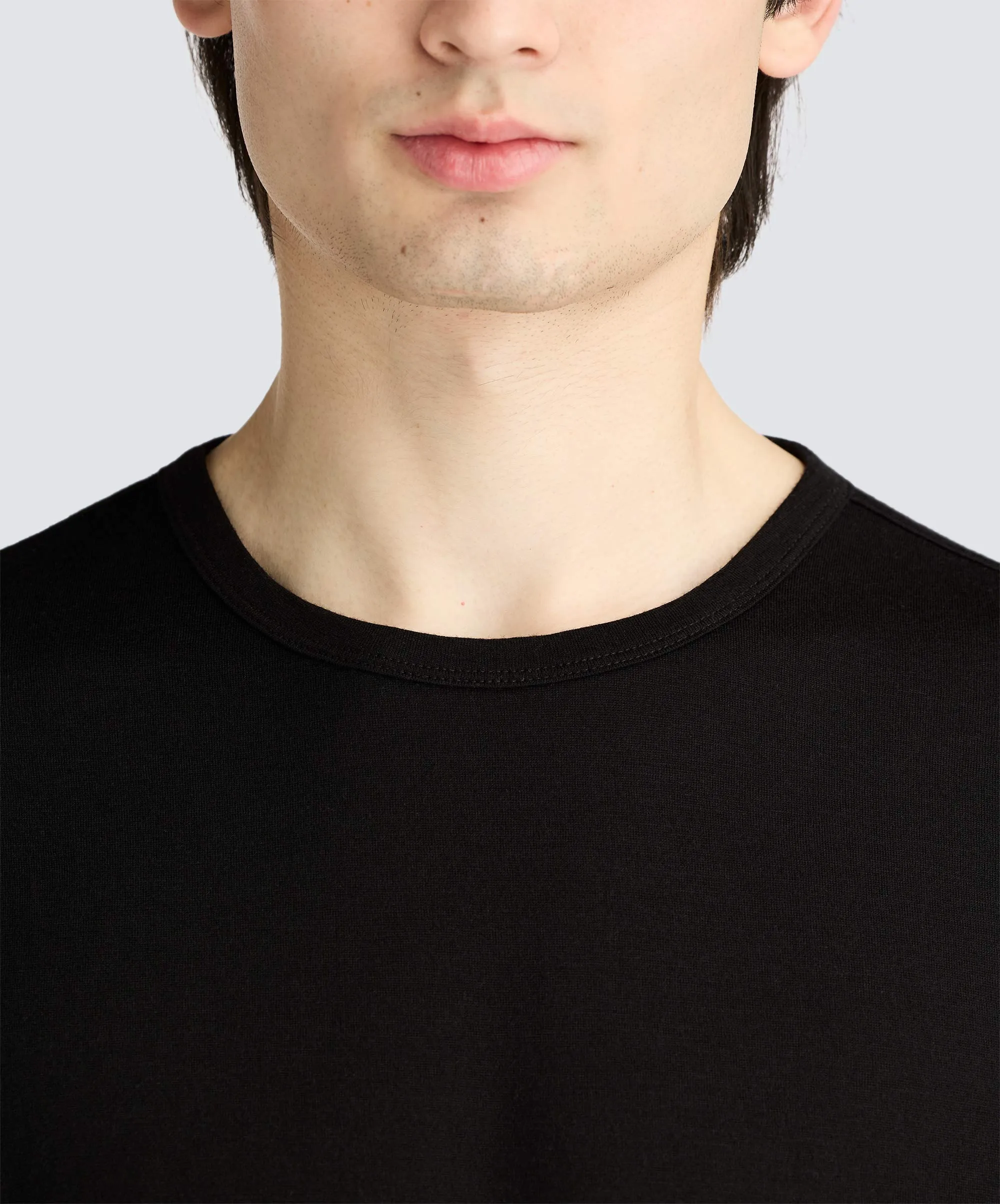 Men's Tall Merino Crew Neck T-Shirt,Men Tops