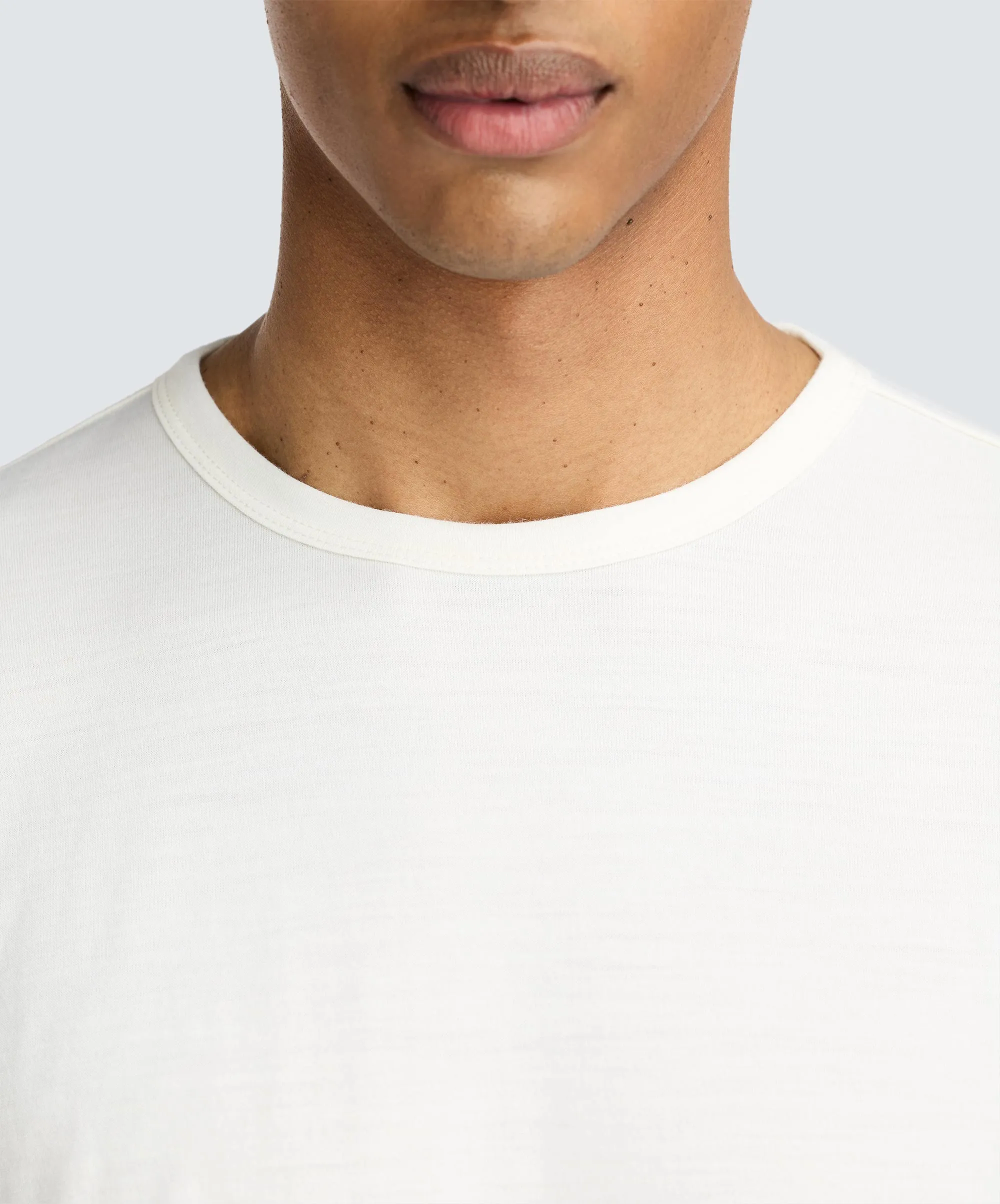 Men's Tall Merino Crew Neck T-Shirt,Men Tops
