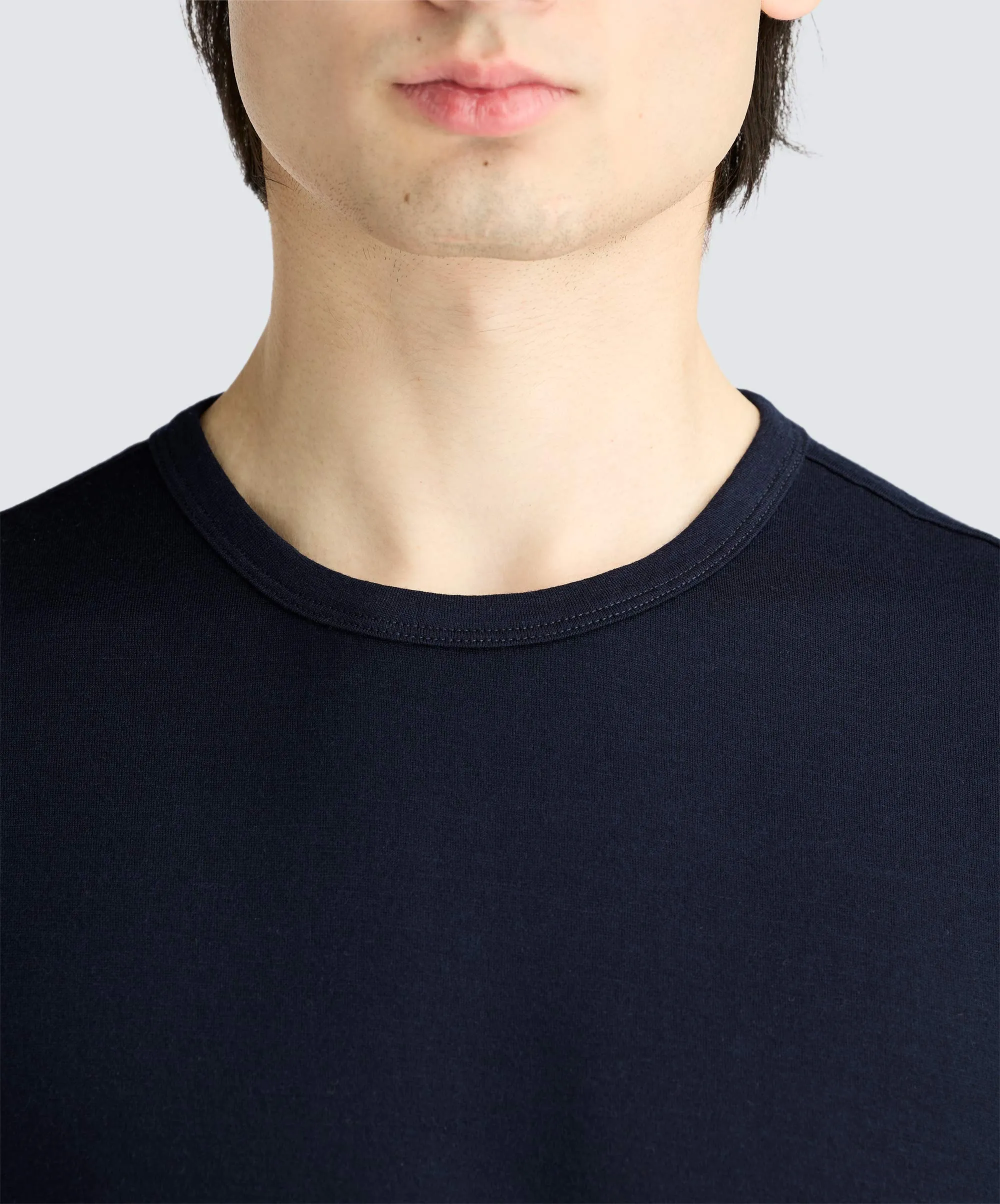 Men's Tall Merino Crew Neck T-Shirt,Men Tops