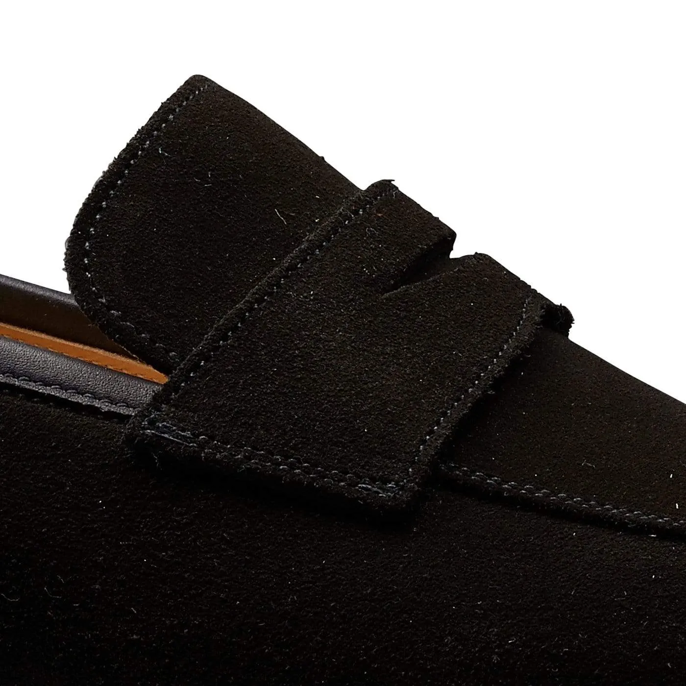 Merton Black Calf Suede,Men Loafers