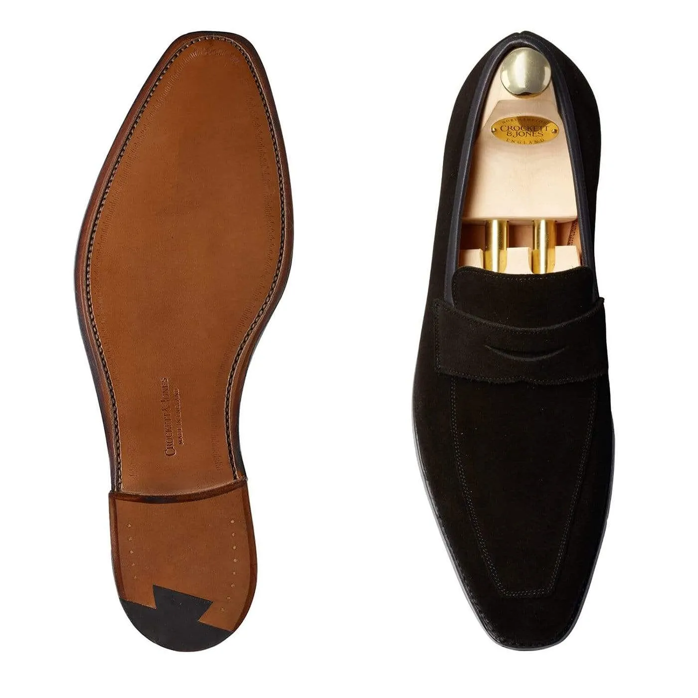Merton Black Calf Suede,Men Loafers