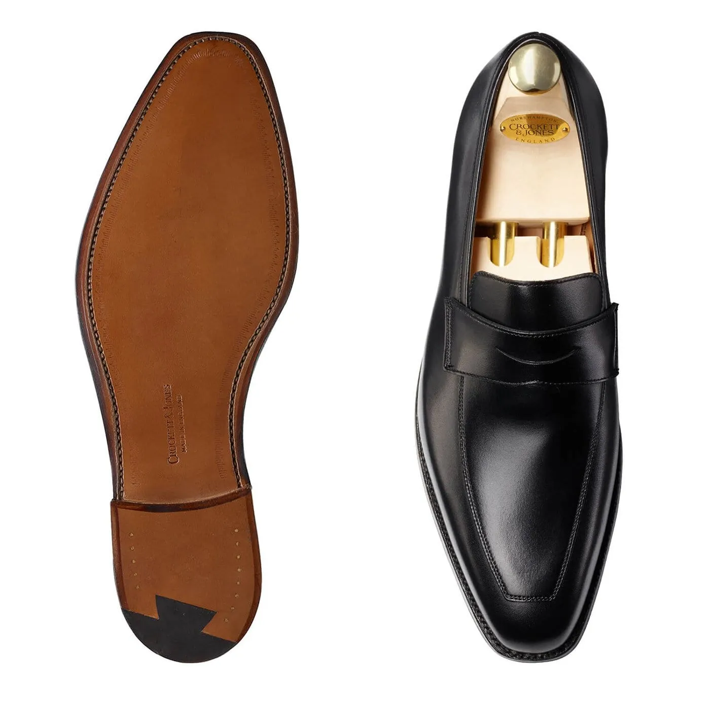 Merton Black Calf,Men Loafers