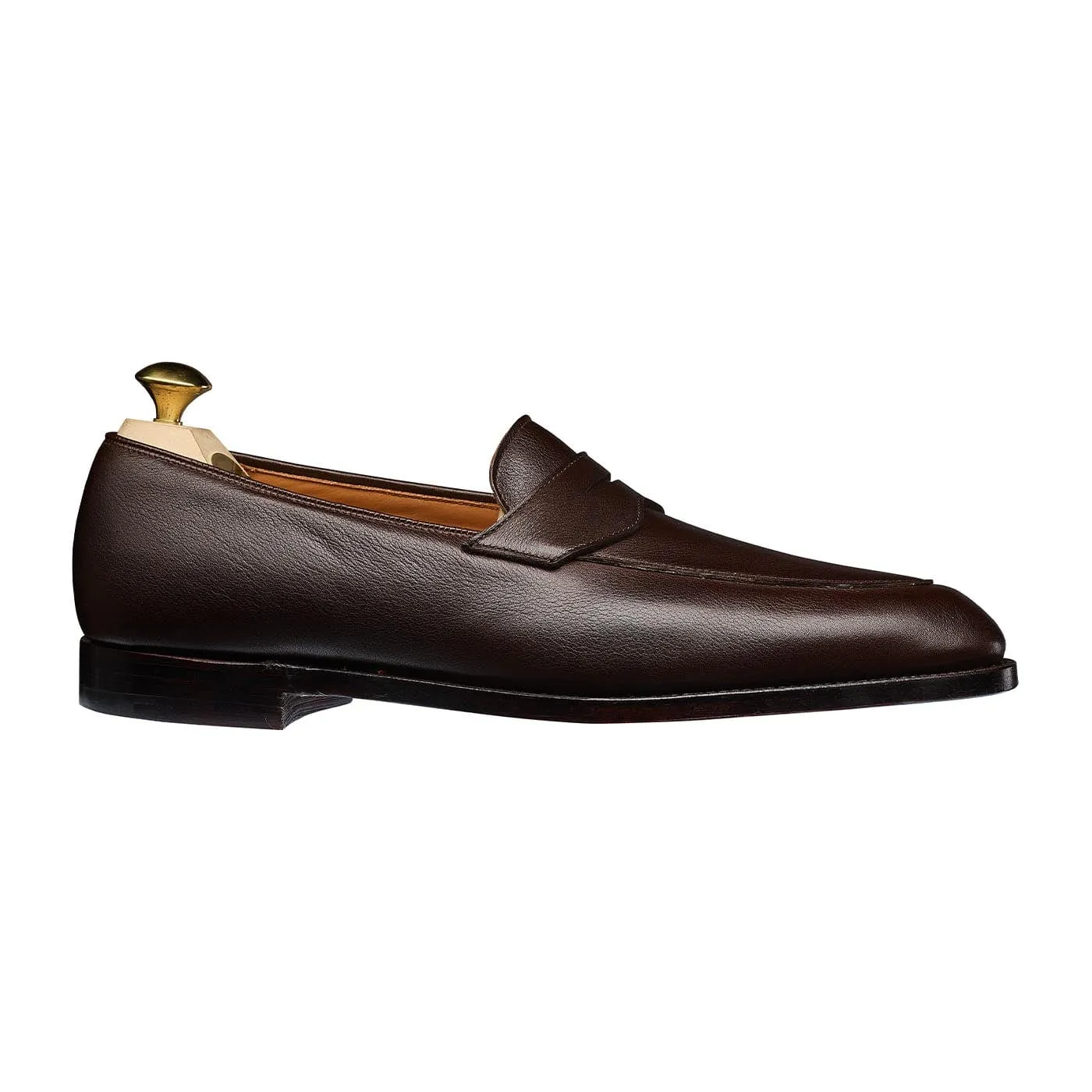 Nice Dark Brown Milled Calf,Men Loafers