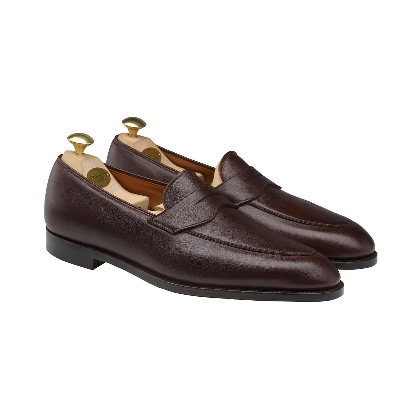 Nice Dark Brown Milled Calf,Men Loafers