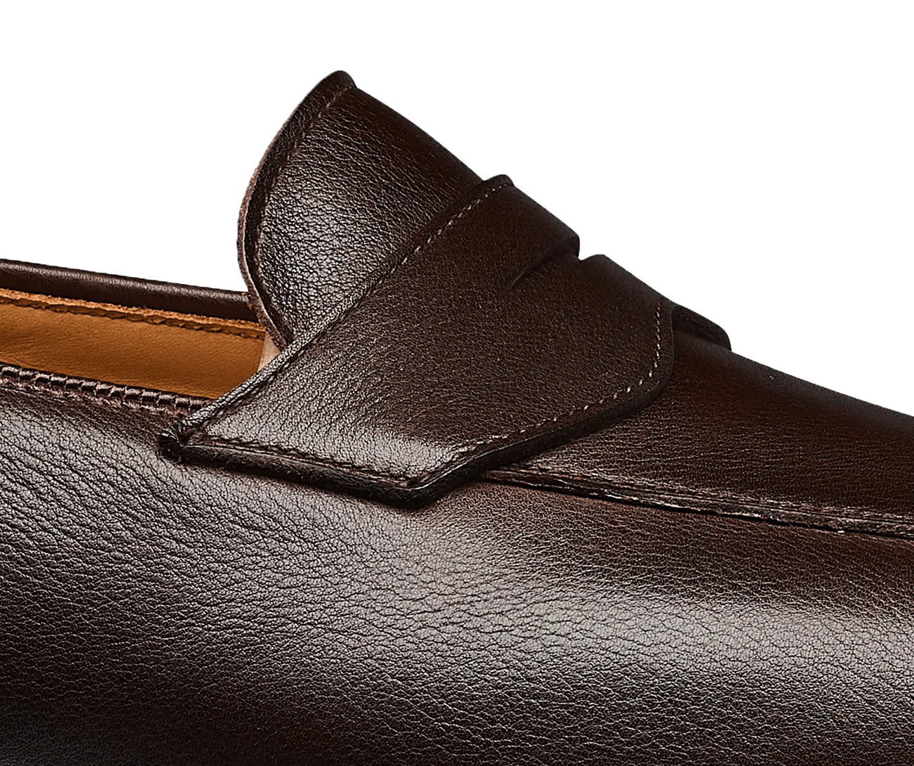 Nice Dark Brown Milled Calf,Men Loafers