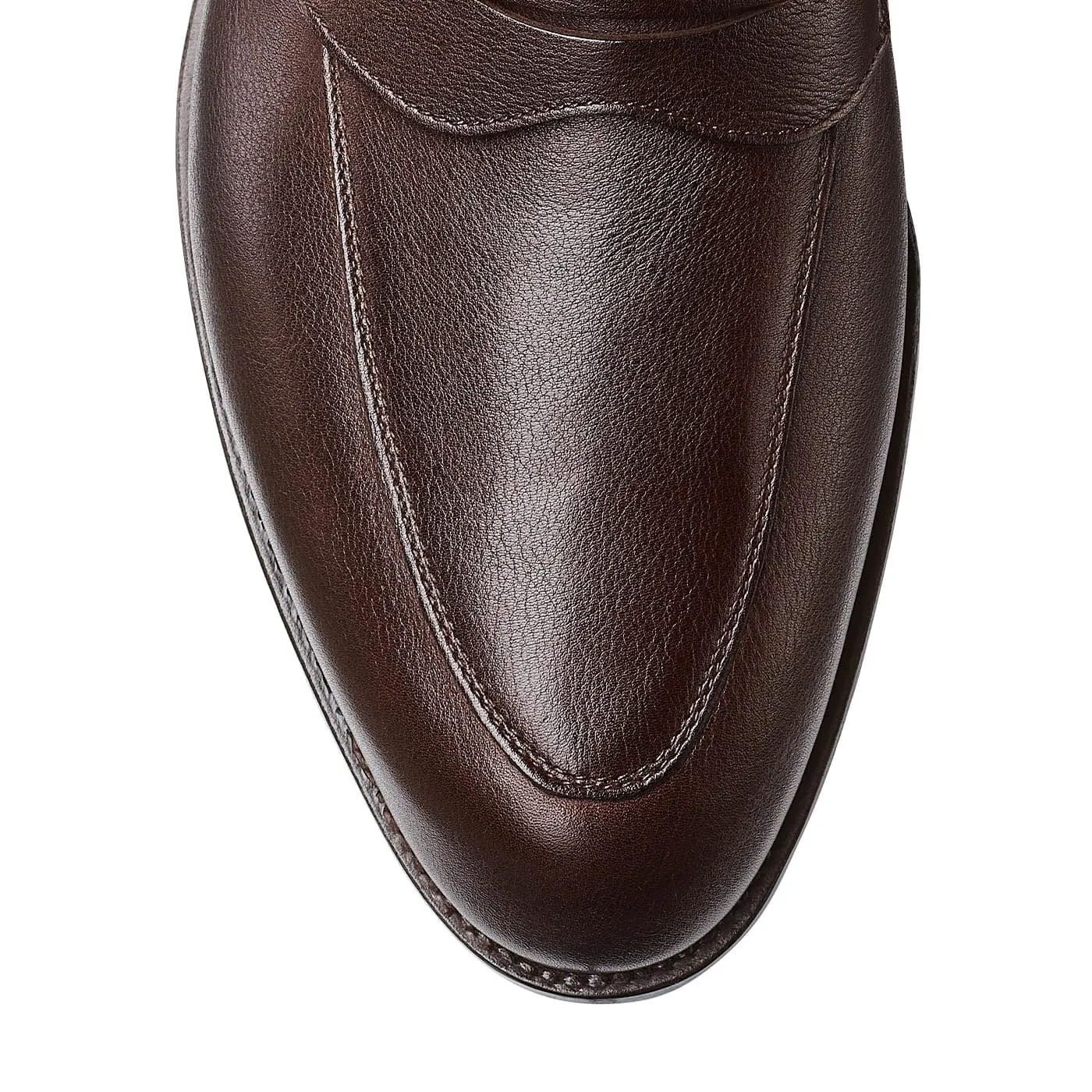 Nice Dark Brown Milled Calf,Men Loafers