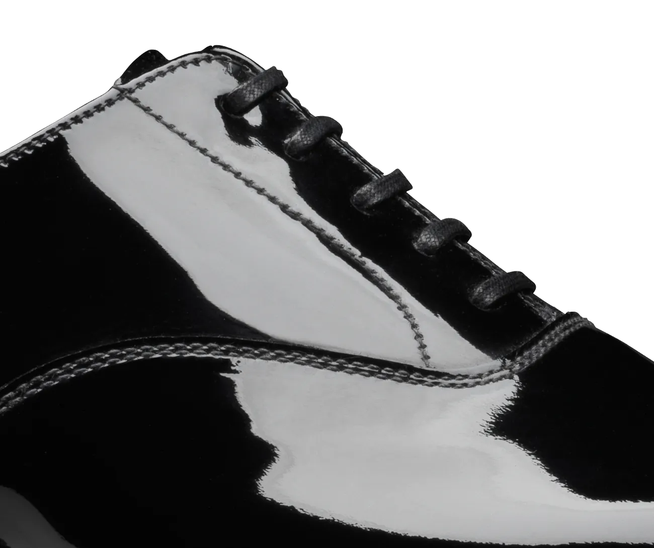 Overton Black Patent,Men Oxfords