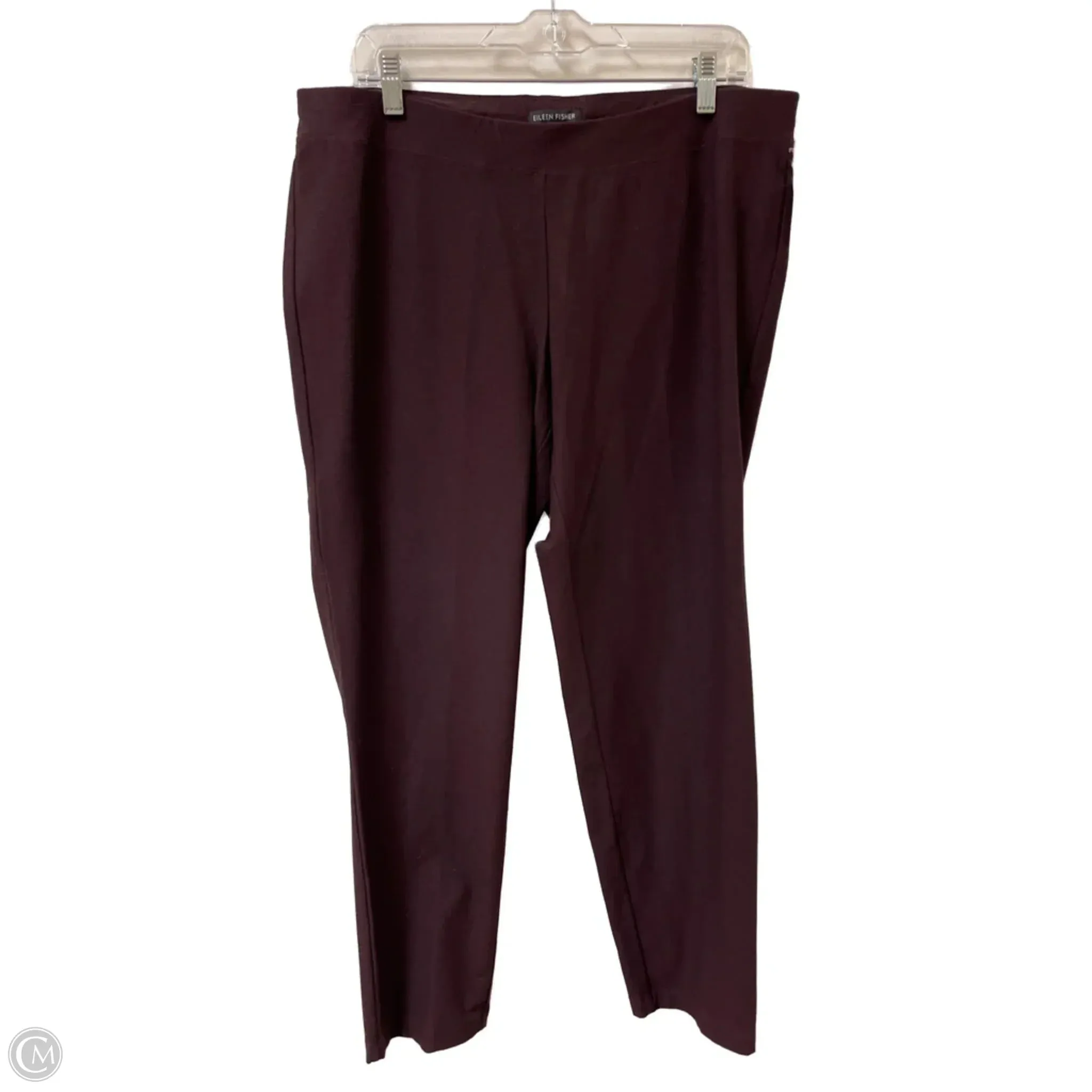 Pants Leggings By Eileen Fisher In Purple, Size: L,Leggings Women Bottoms