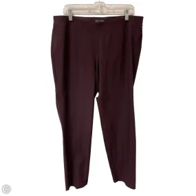 Pants Leggings By Eileen Fisher In Purple, Size: L,Leggings Women Bottoms