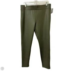 Pants Leggings By Loft In Green, Size: 12p,Leggings Women Bottoms