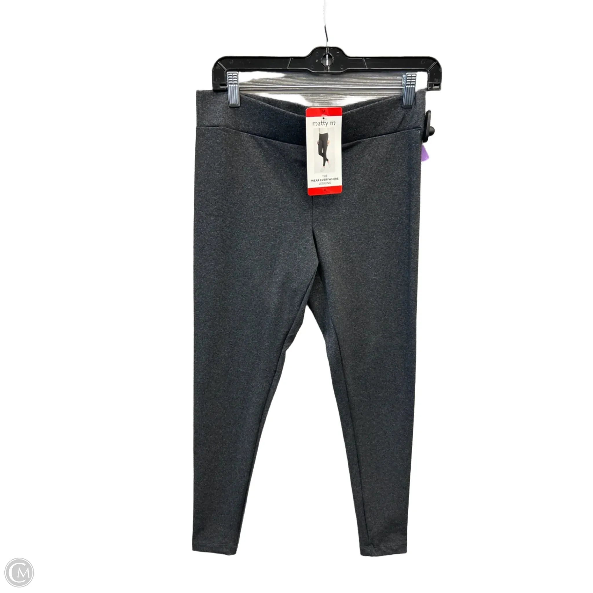 Pants Leggings By Matty M In Grey, Size: M,Leggings Women Bottoms