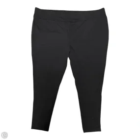 Pants Leggings By Terra & Sky In Black, Size: 4x,Leggings Women Bottoms