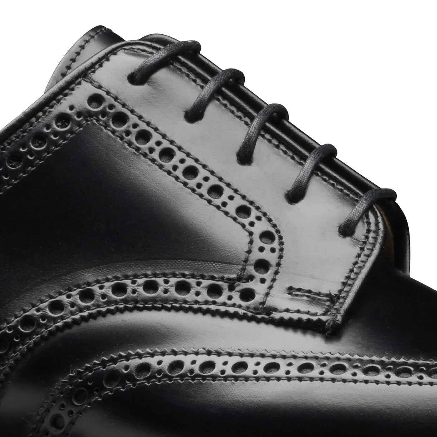 Pembroke Black Cavalry Calf,Men Derbys