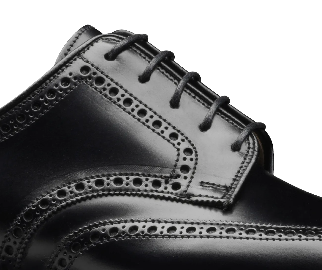 Pembroke Black Cavalry Calf,Men Derbys